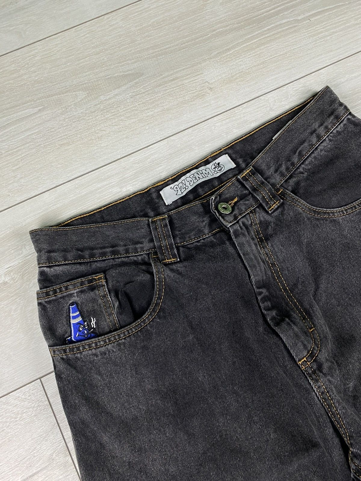 Polar Skate Co. Polar Skate Co '92 Denim Faded Black Gray Denim Jeans Skater Size US 30 / EU 46 - 5 Thumbnail