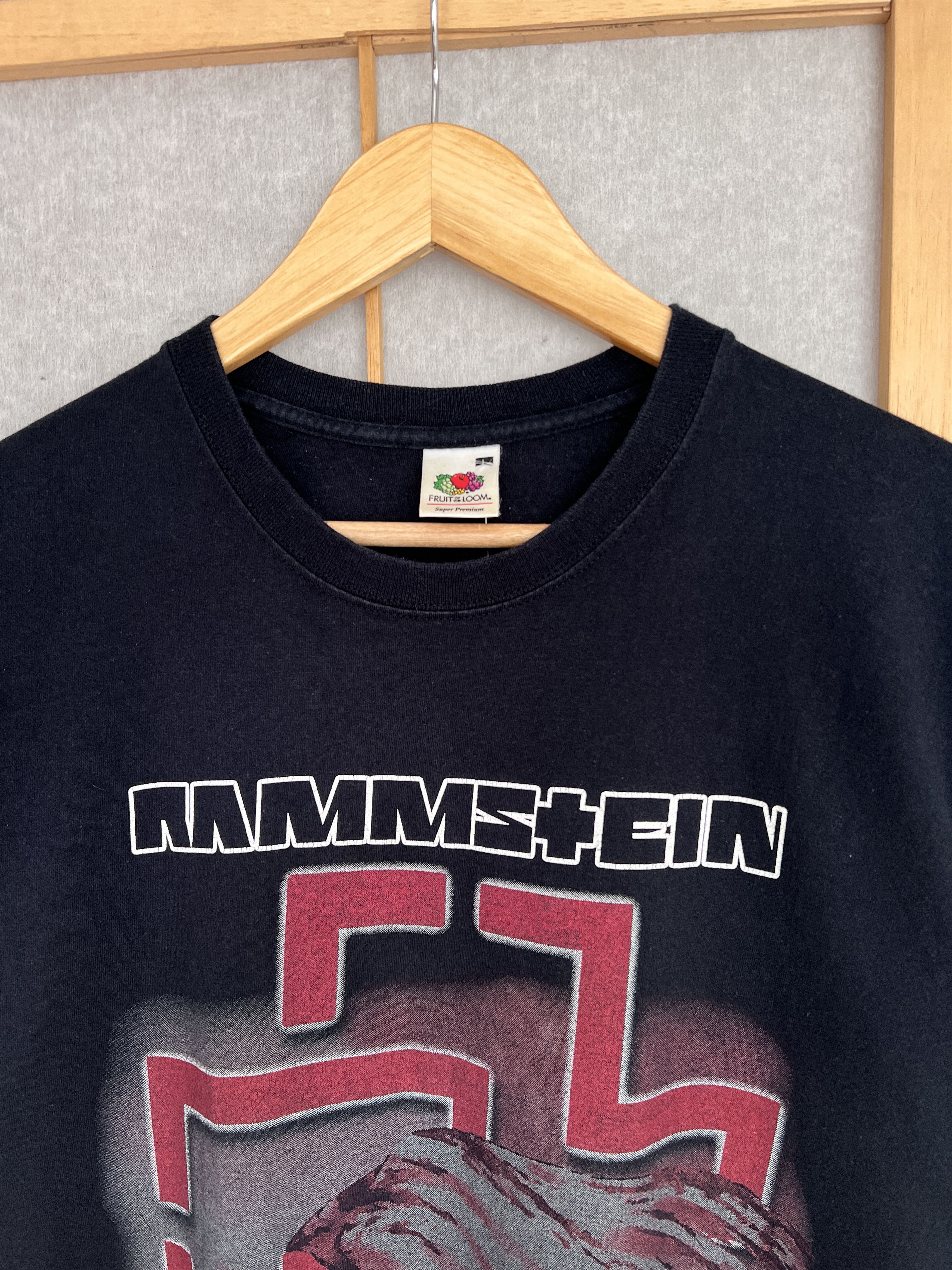 Fruit Of The Loom Rare! Rammstein 2007 Kein Engel t shirt promo album tee tour Size US L / EU 52-54 / 3 - 12 Thumbnail