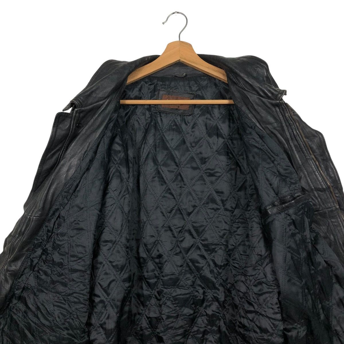 Japanese Brand 🔥VINTAGE LEATHER JACKET MULTI POCKET ROCHI ISSEY MIYAKE Size US L / EU 52-54 / 3 - 16 Thumbnail