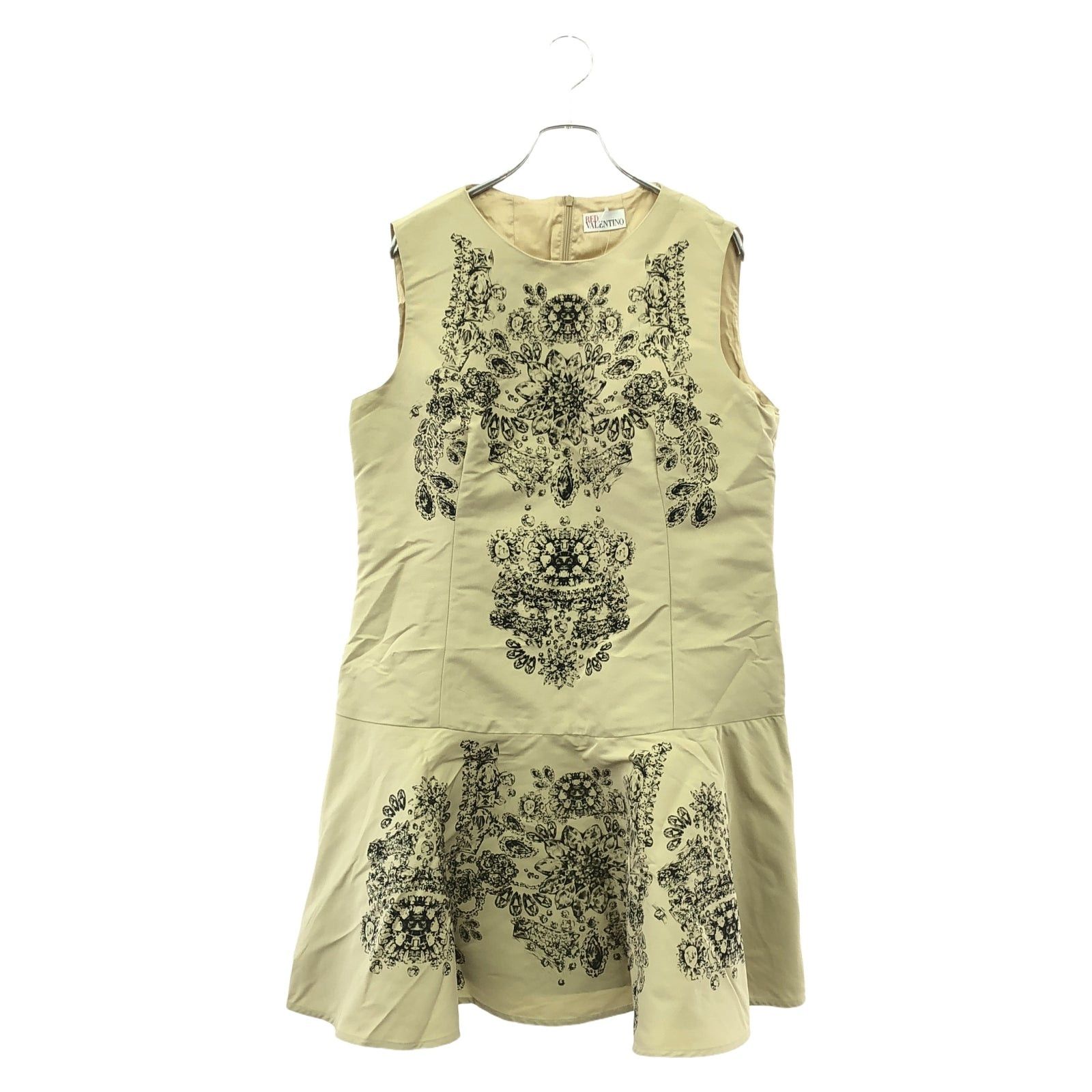 Valentino Valentino Sleeveless Dress One Piece Beige Size ONE SIZE - 1 Thumbnail