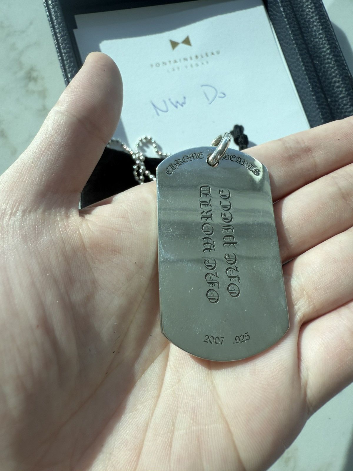 Chrome Hearts Chrome Hearts Dog Tag with ball chain Size ONE SIZE - 5 Thumbnail