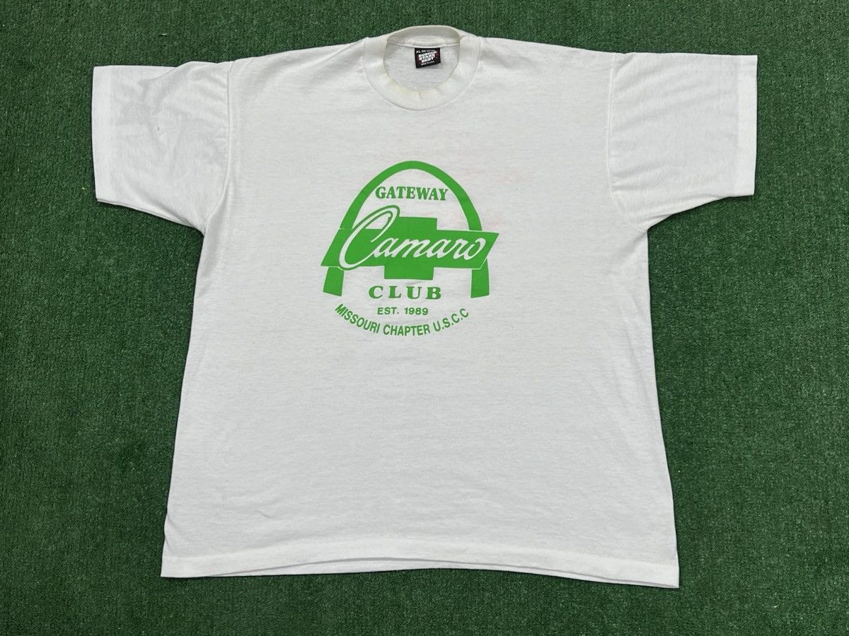 Chevrolet Vintage 90s Gateway Camaro Club Grand Nationals Staff Tee Size US XL / EU 56 / 4 - 1 Thumbnail