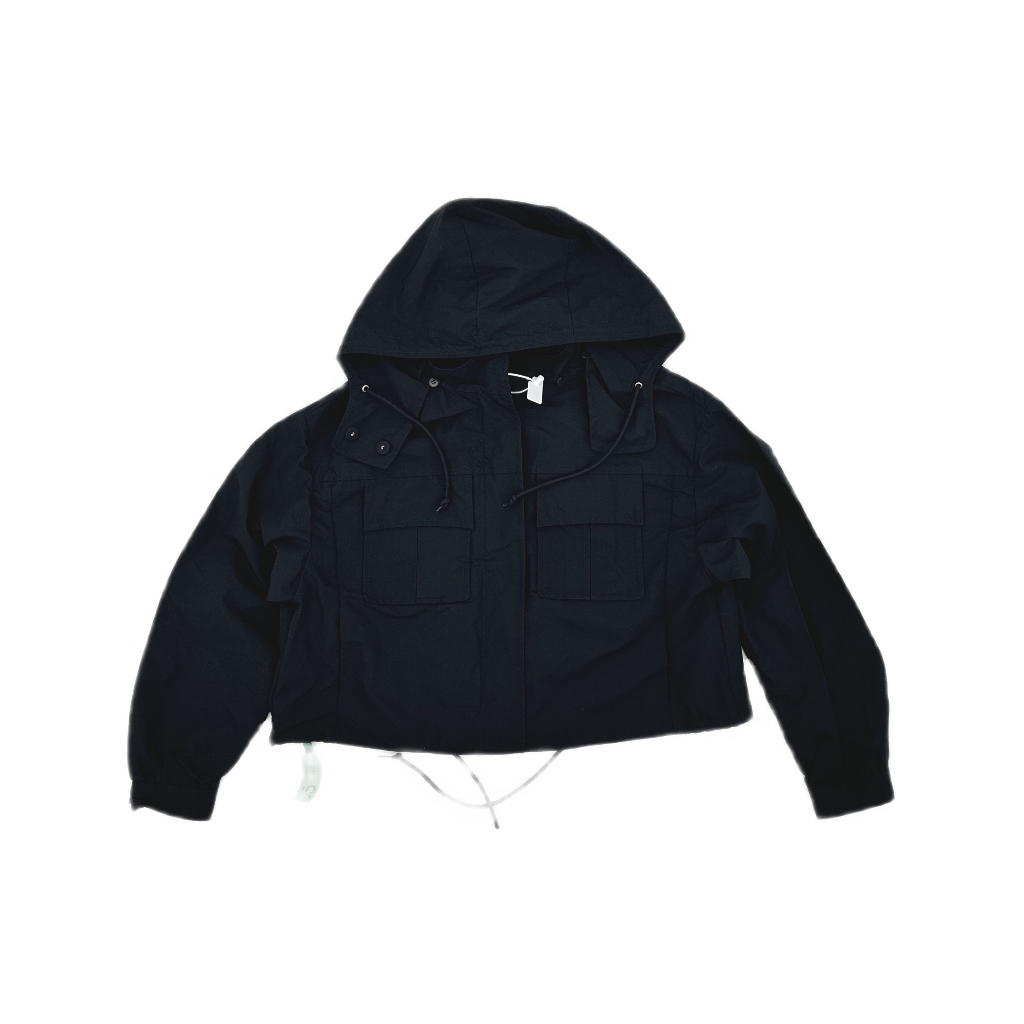 Prada Prada Black Hooded Jacket Size XXS Size US XXS / EU 40 - 1 Thumbnail