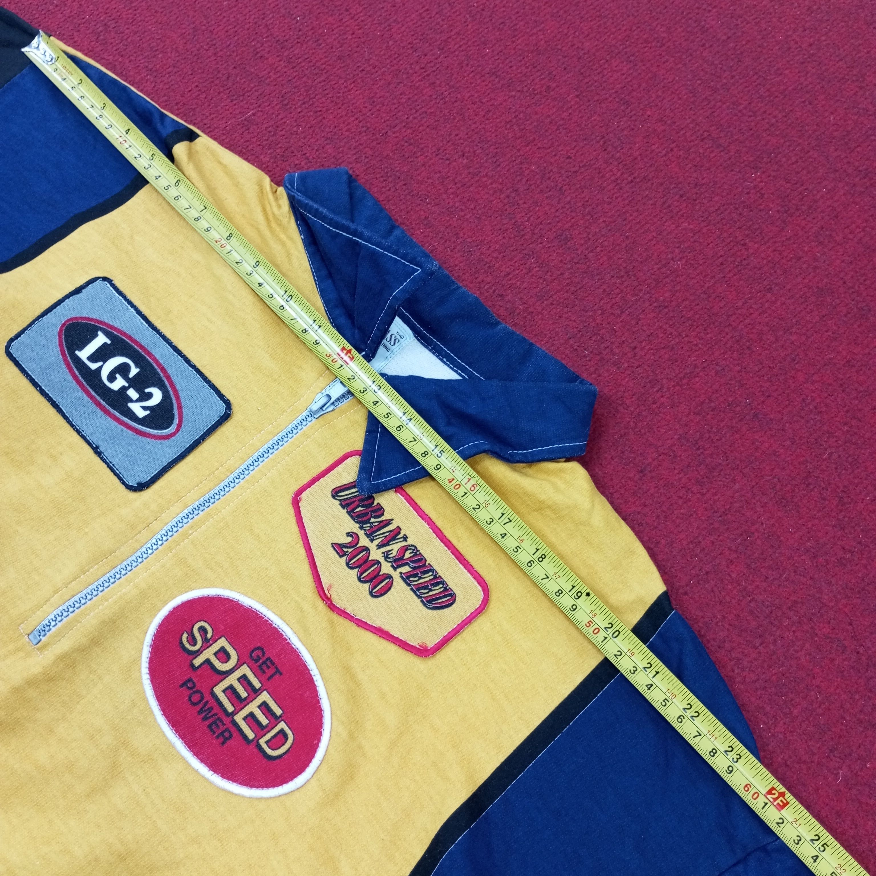 Vintage Lemon Grass Urban Speed 2000 Half Zipper Sweatshirt c222n16 Size US XL / EU 56 / 4 - 8 Thumbnail