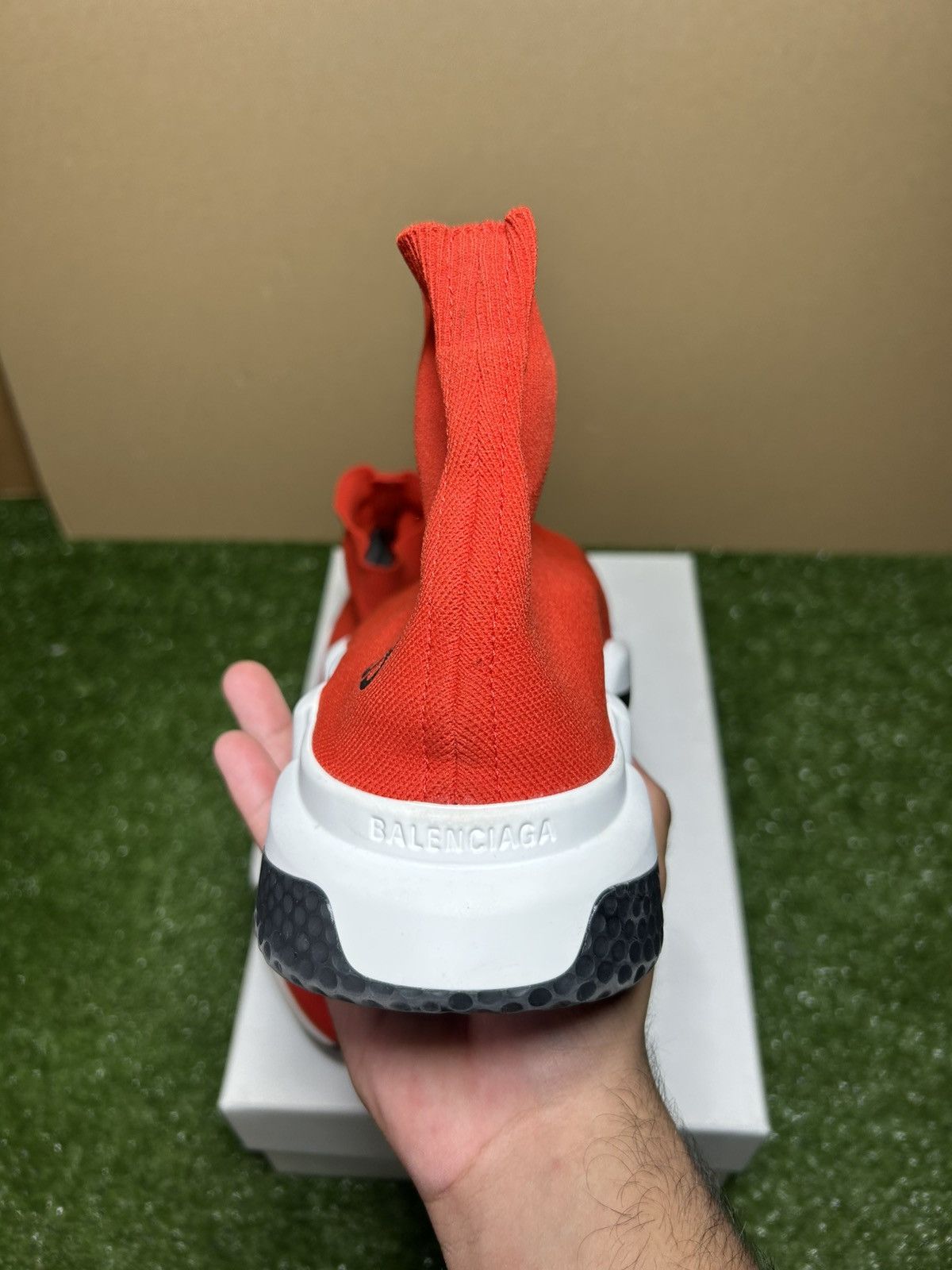 Balenciaga speed intense red