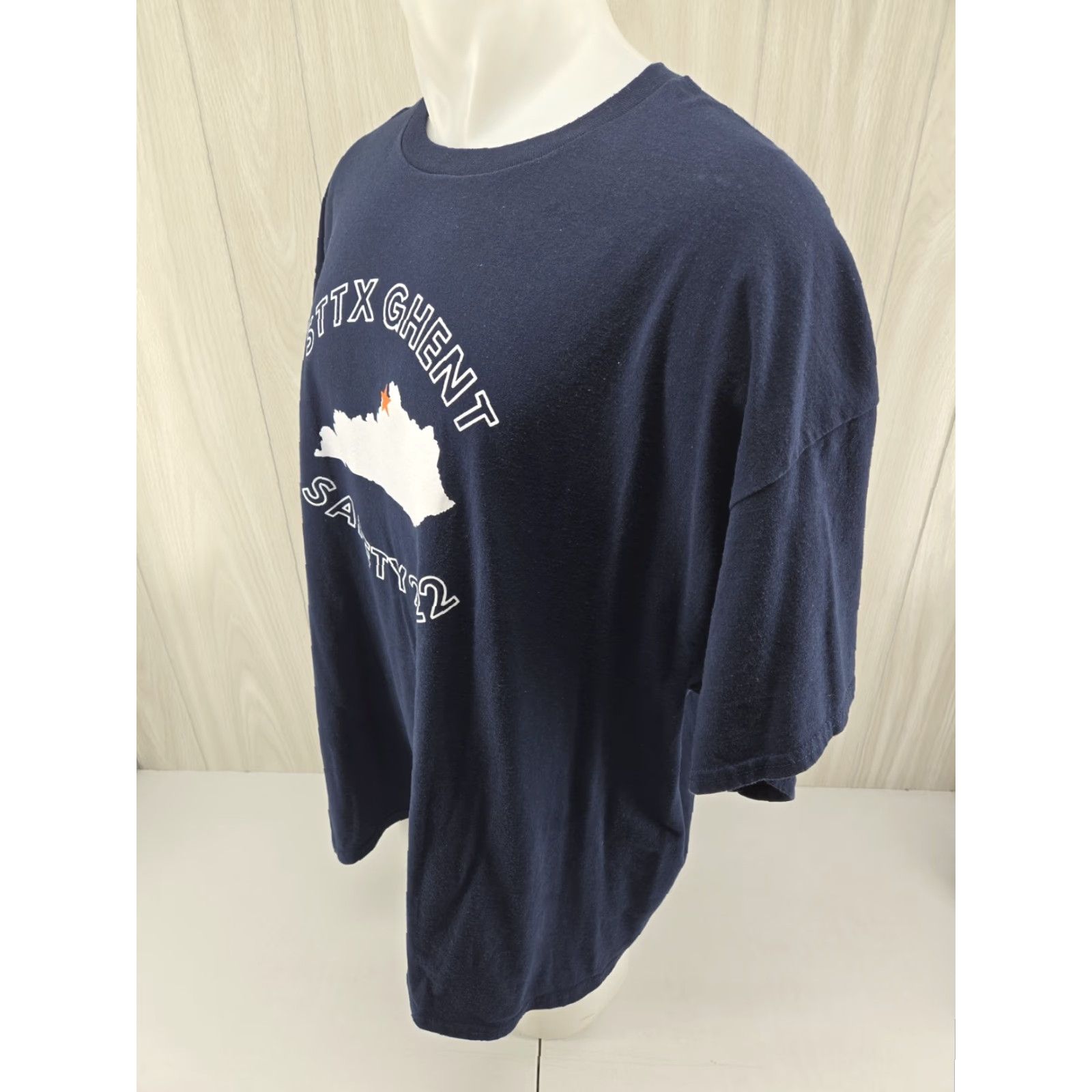 Gildan Gildan T-Shirt SPOT Steel Technologies STTX Ghent Safty 2022 Kentucky KY Blue 3XL Short Sleeve Graphic Tee Men Regular Size US XXL / EU 58 / 5 - 5 Thumbnail