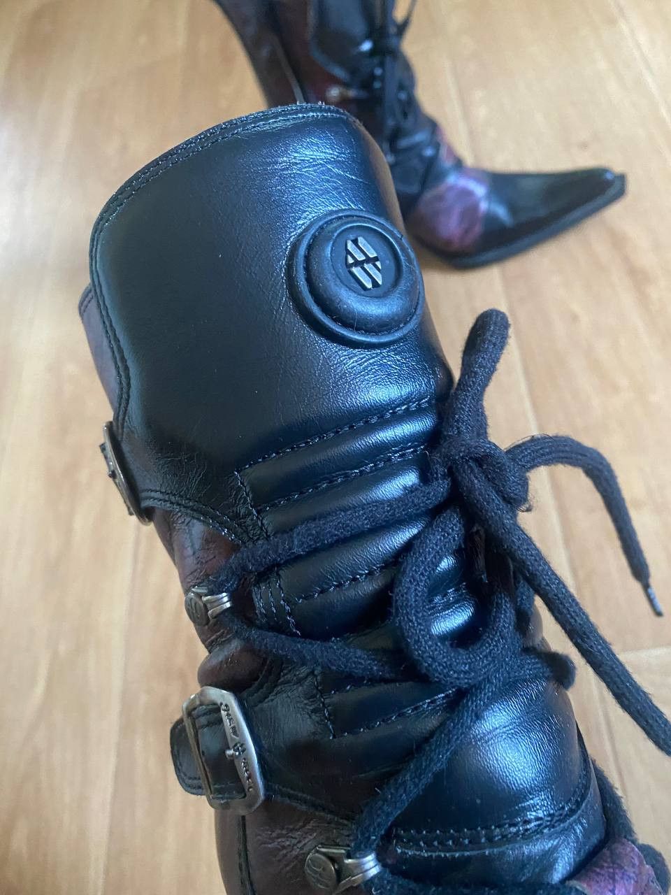 Japanese Brand New Rock Vintage Heels Boots Size US 7 / IT 37 - 6 Thumbnail