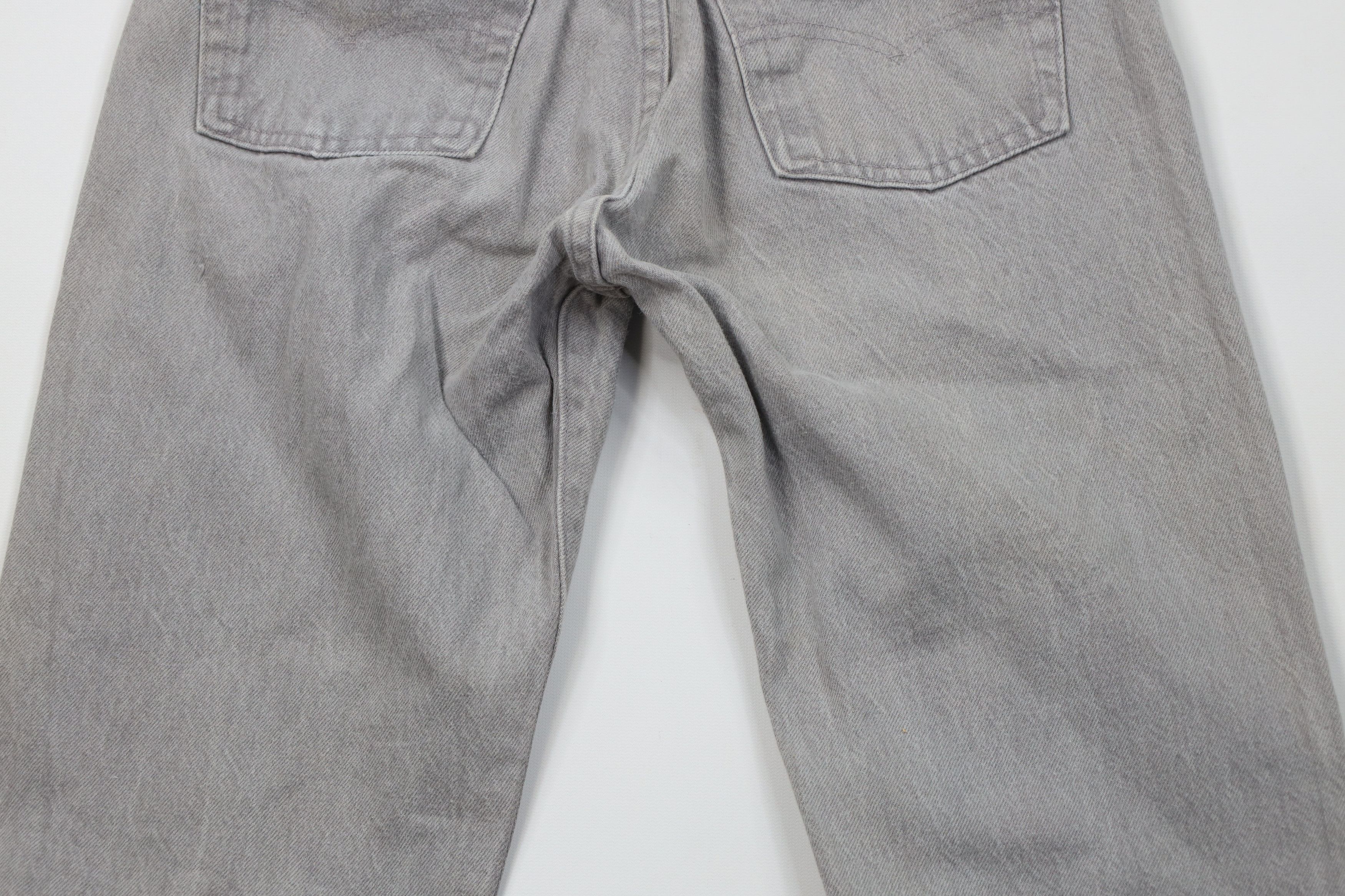 Levi's Vintage 80s Levis 501xx Button Fly Original Jeans Gray USA Size US 29 - 12 Thumbnail