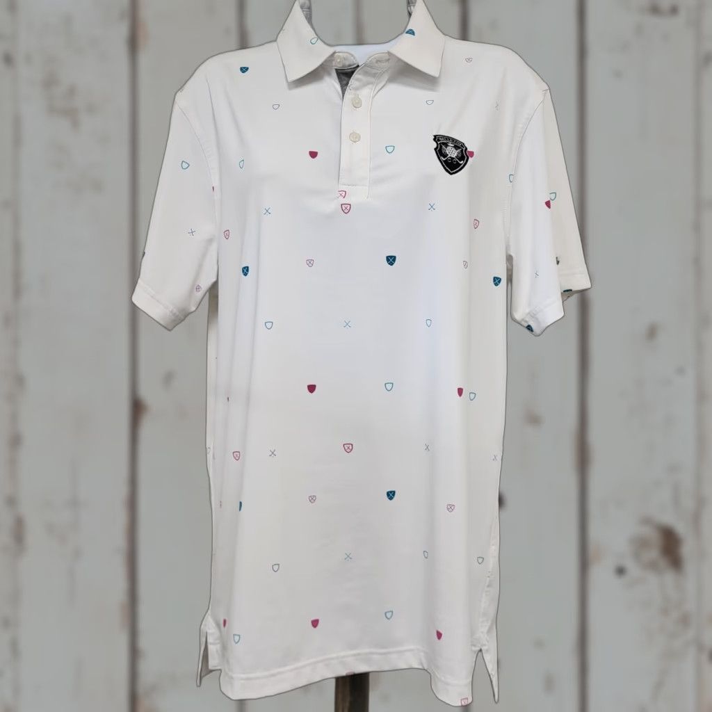 Nike Nike Golf Polo Shirt Mens Dri-FIT Player Printed White S DH0645-100 Belleair Size US S / EU 44-46 / 1 - 1 Thumbnail