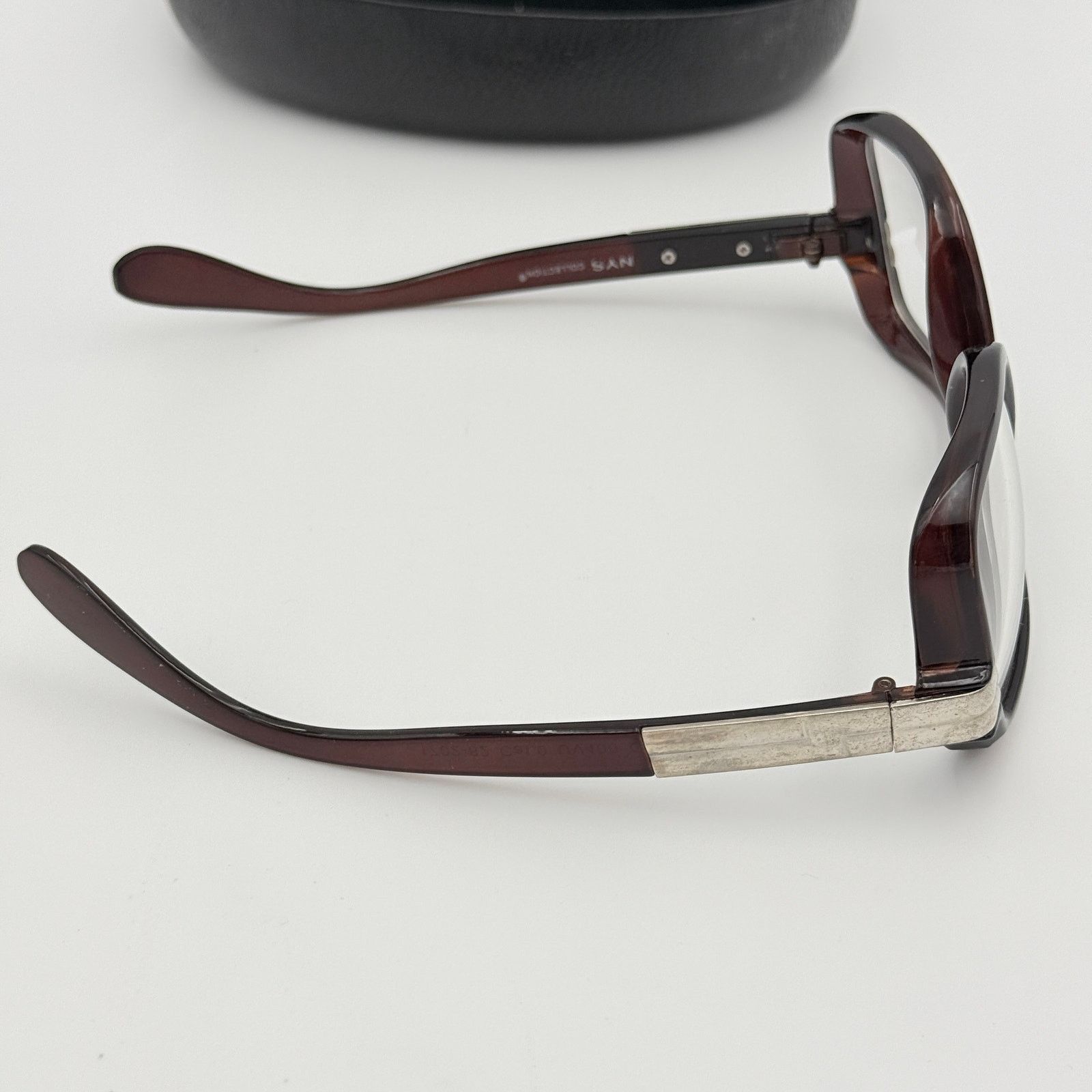 Other NYS Collection 1702-82 Oversized Retro Square Clear Glasses Size ONE SIZE - 4 Thumbnail