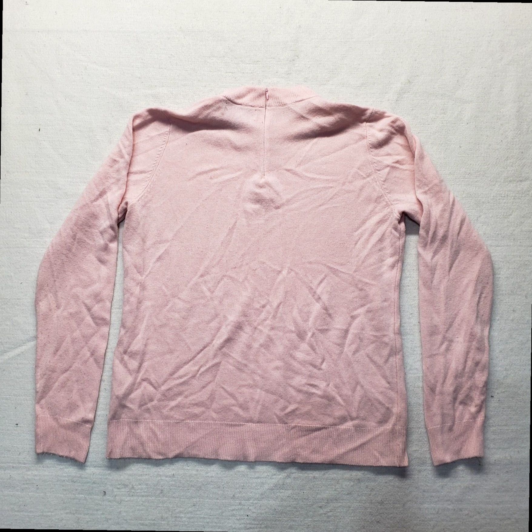 Vintage Carolyn Taylor Women's Pink Long Sleeve Sweater Size Medium Adult Size M / US 6-8 / IT 42-44 - 7 Thumbnail