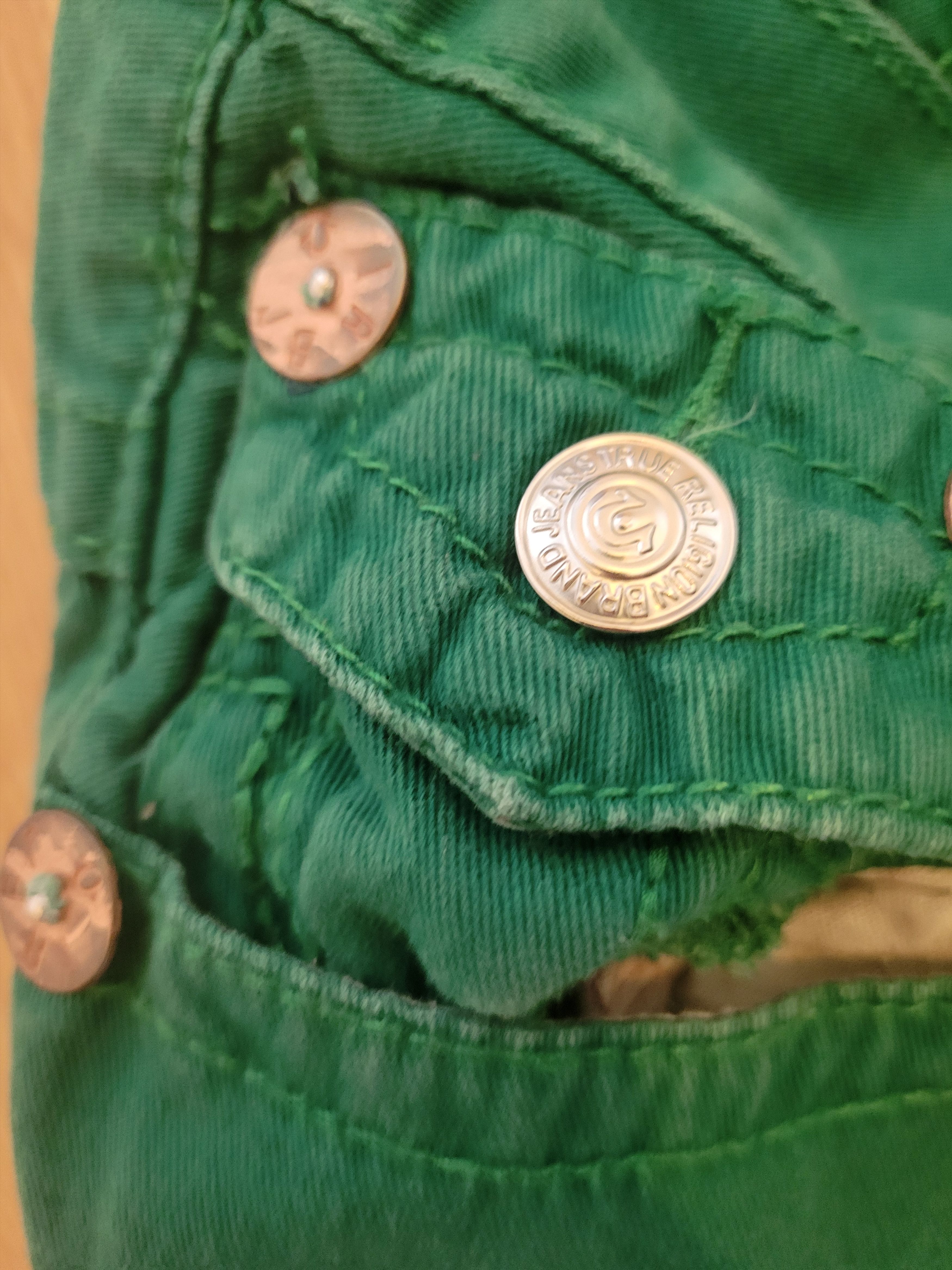 True Religion Green 90's True Religion Jeans Size US 36 / EU 52 - 7 Thumbnail