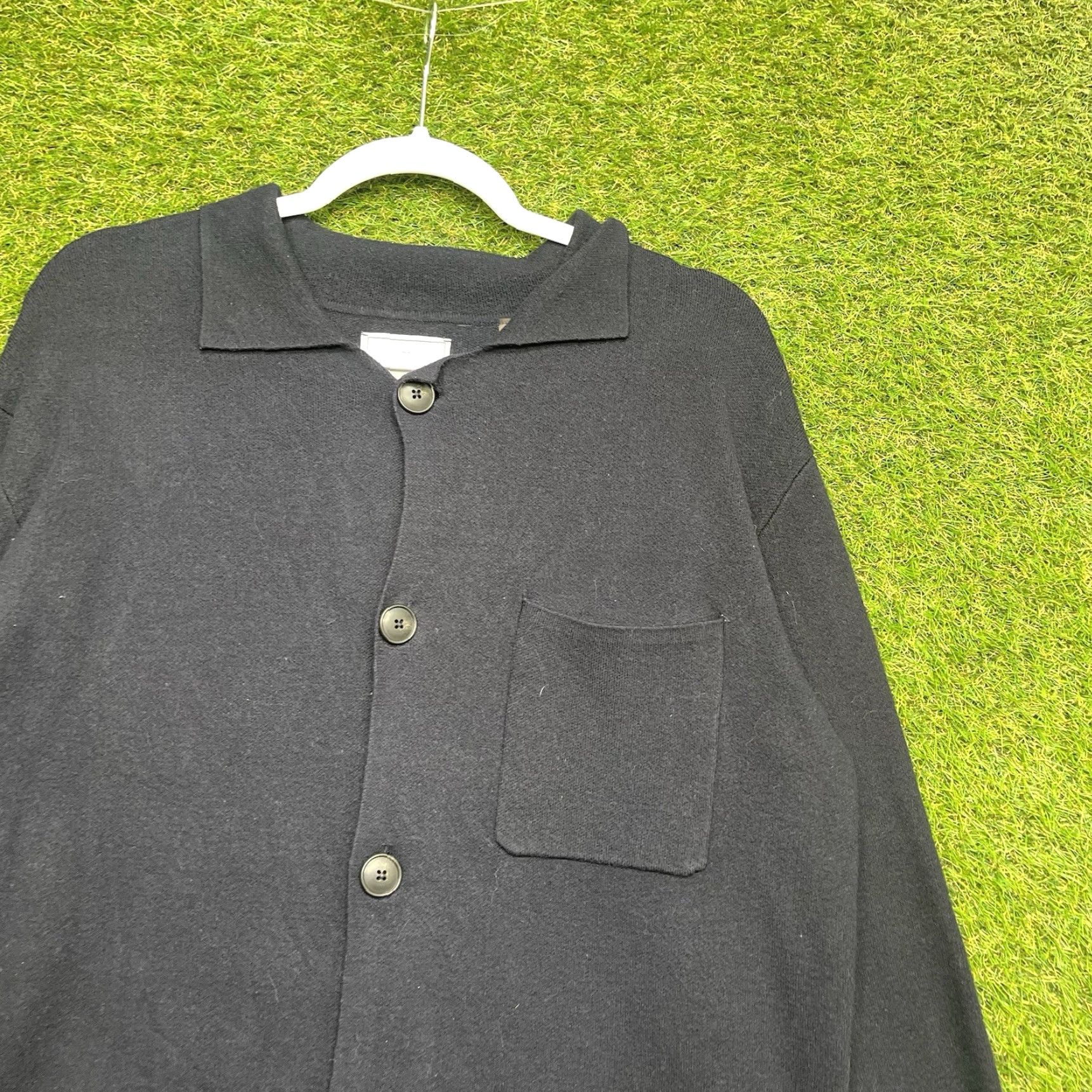 Vintage 7 Diamonds Sweater Mens Small Black Long Breckenridge Cardigan Stretch Preppy Size US S / EU 44-46 / 1 - 3 Thumbnail