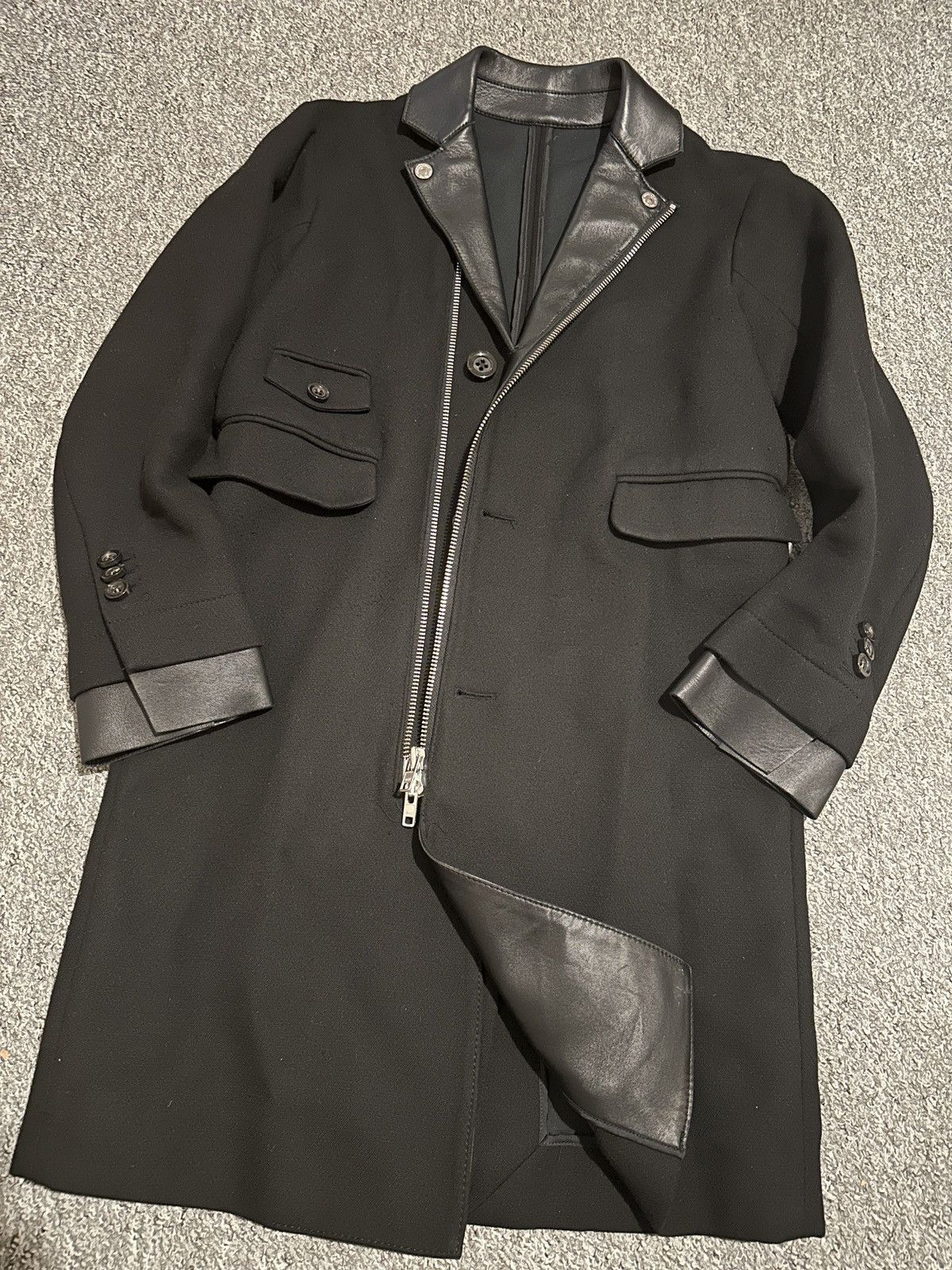 Dsquared2 Dsquared2 wollmantel Nappa Leder Details size 40 neu Size S / US 4 / IT 40 - 1 Thumbnail