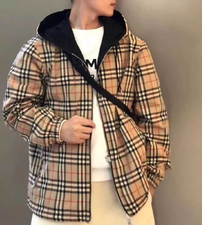Burberry Burberry Reversible Black Check Jacket L 98 New Size US L / EU 52-54 / 3 - 8 Thumbnail