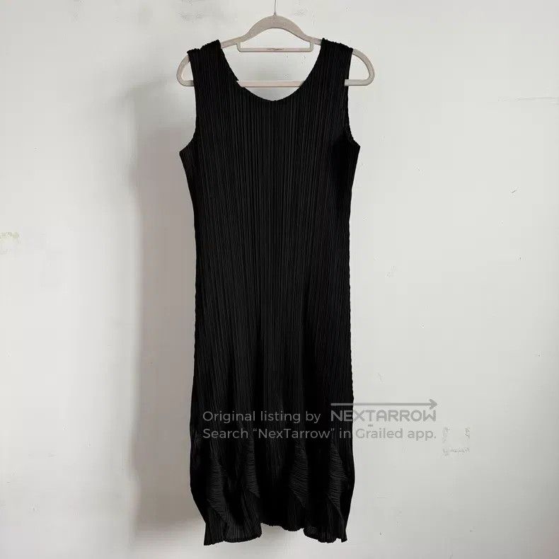 Issey Miyake Issey Miyake Black Dress Size L / US 10 / IT 46 - 1 Thumbnail