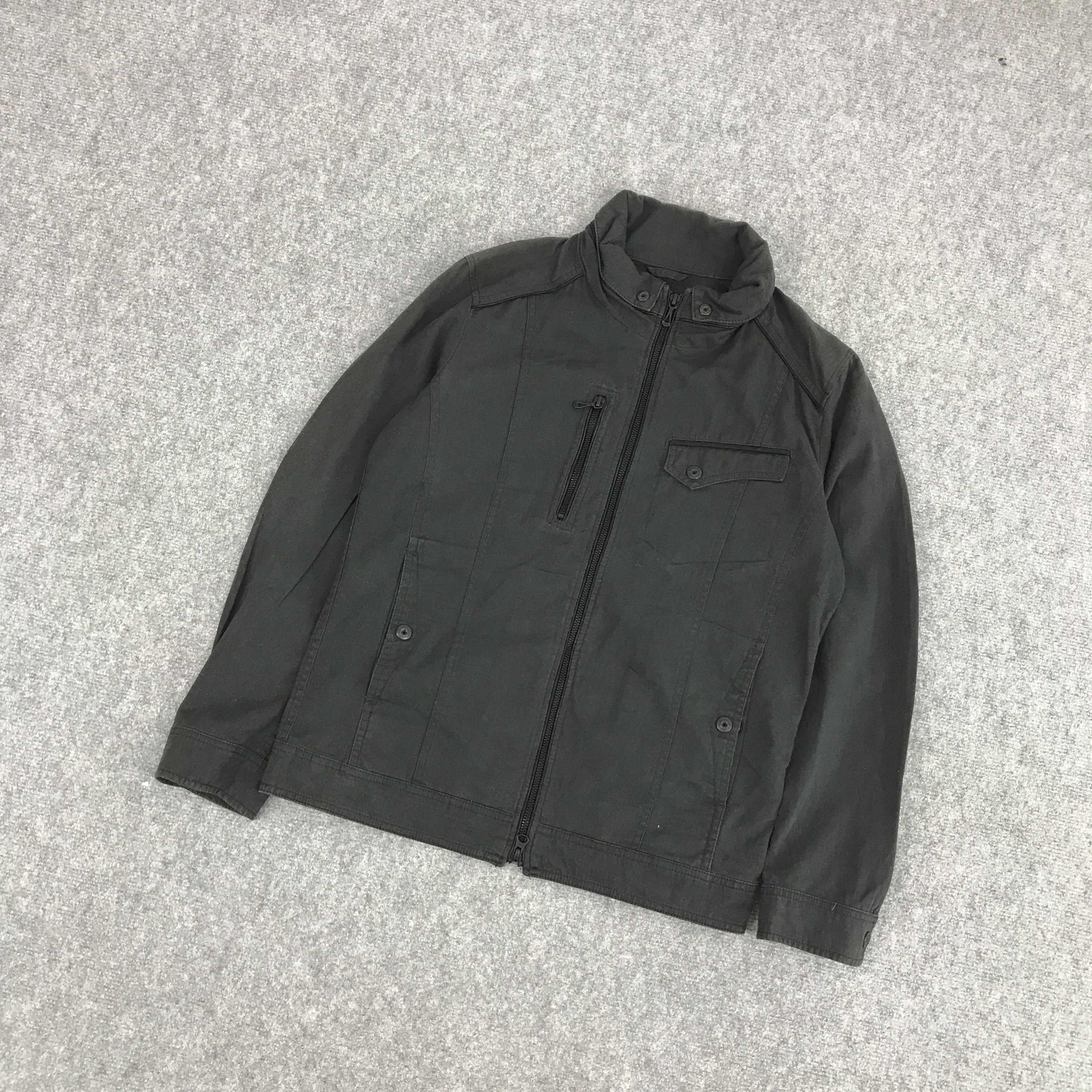 If Six Was Nine × Japanese Brand × Mossimo JAPAN PUNK MOSSIMO BLACK FADED ZIPPER JACKET Size US M / EU 48-50 / 2 - 3 Thumbnail