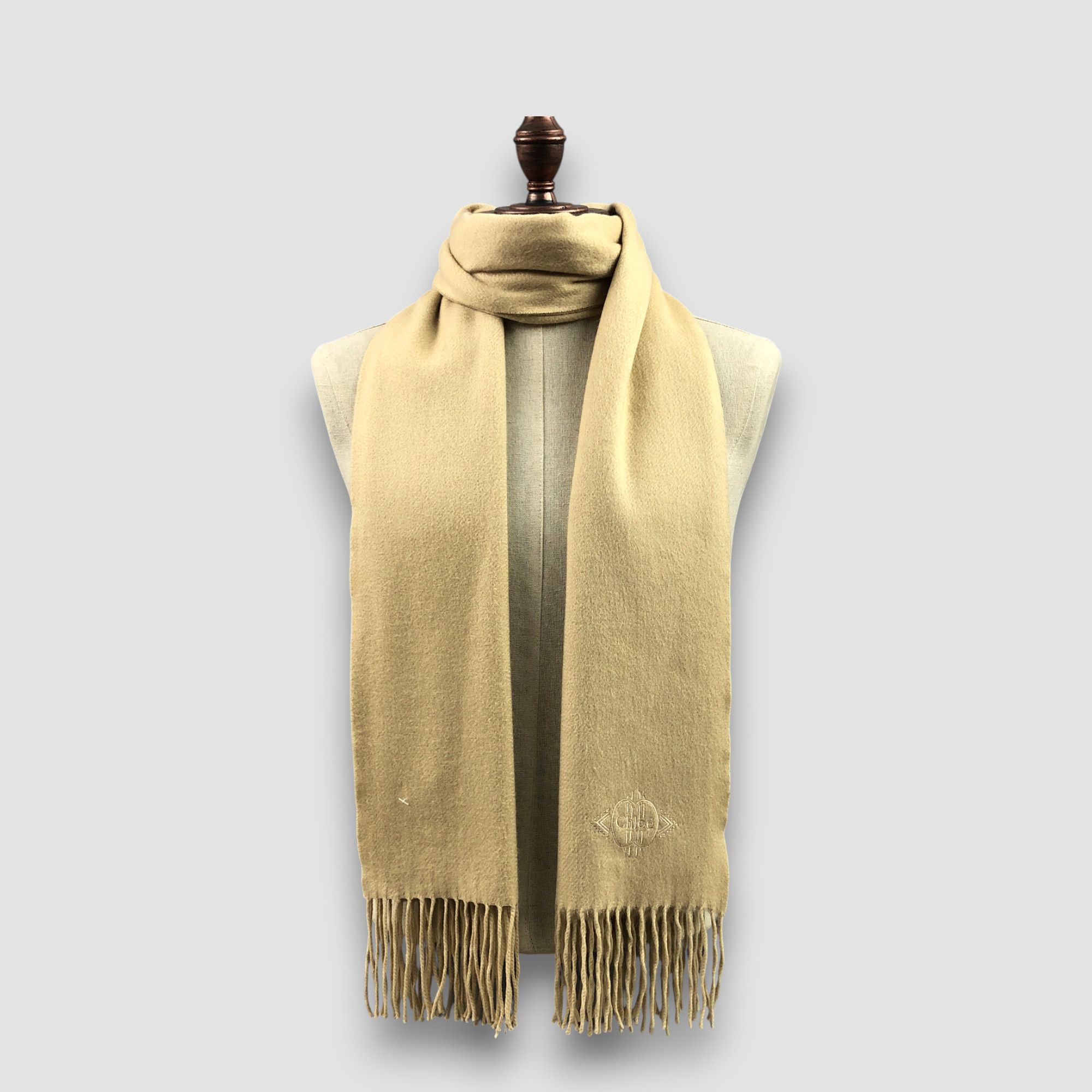 Chloe Vintage Chloe Scarf Long Shawl Stoles Wool Cashmere Scarves. Size ONE SIZE - 2 Thumbnail