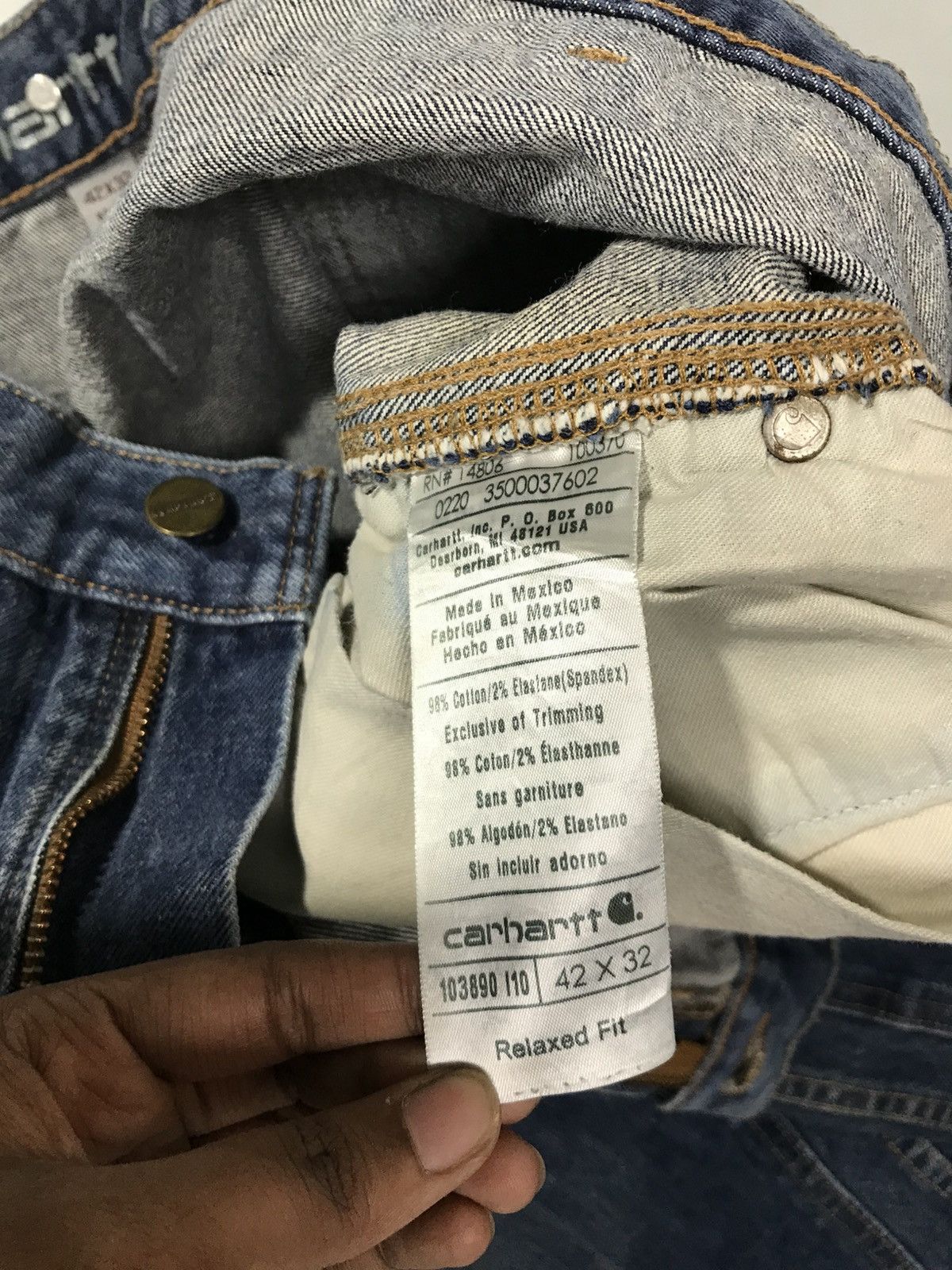 Carhartt Vintage carhartt double knee denim Size US 40 / EU 56 - 7 Thumbnail
