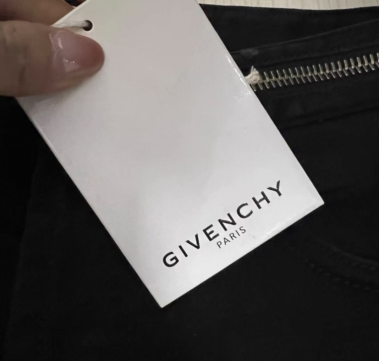 Givenchy Givenchy Zipper Ripped Jeans J41 Size 31" - 4 Thumbnail