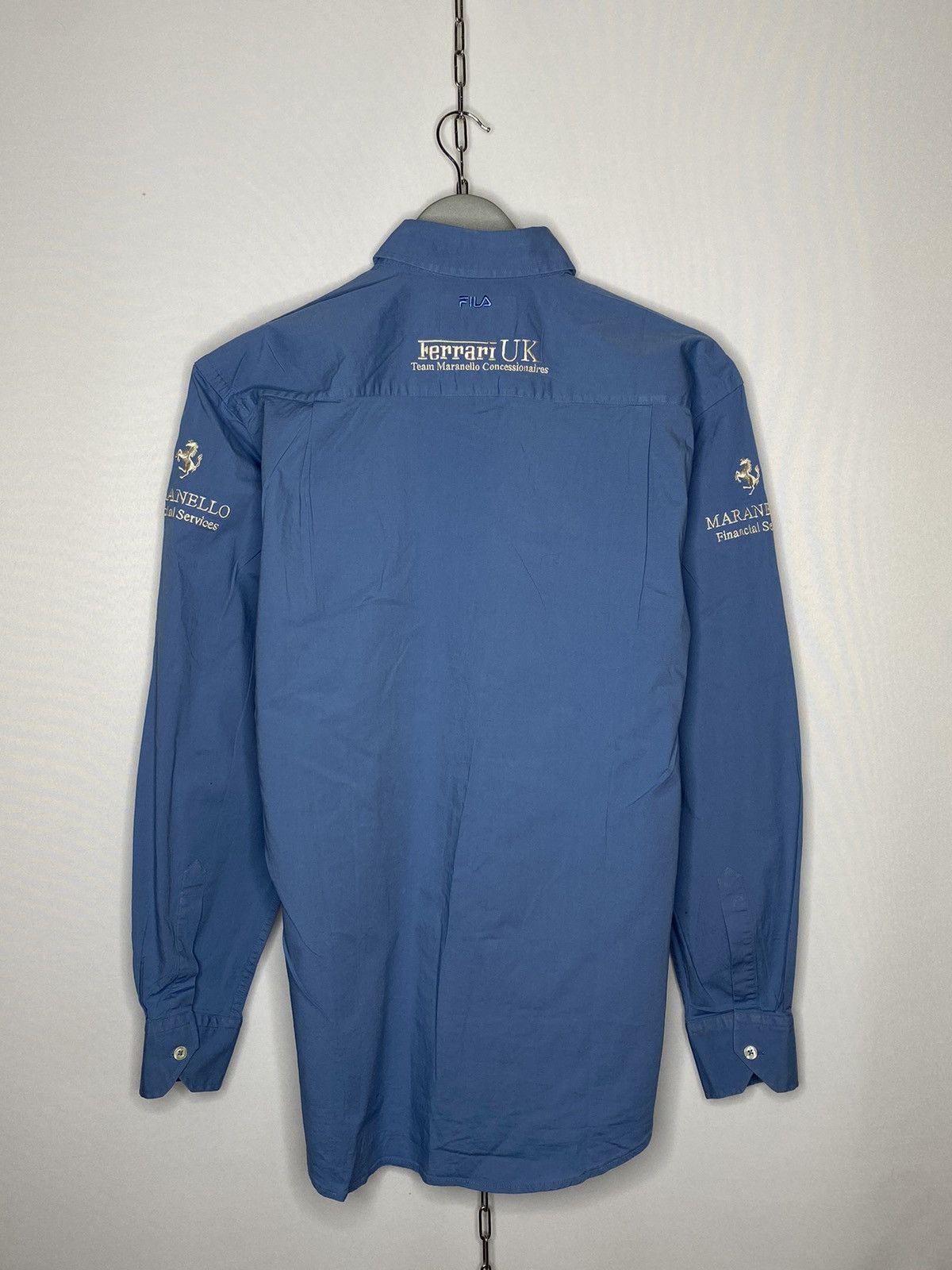 Ferrari × Vintage 🔥Vintage Fila Ferrari Maranello Shirt Button Up Long Sleeve🔥 Size US M / EU 48-50 / 2 - 3 Thumbnail