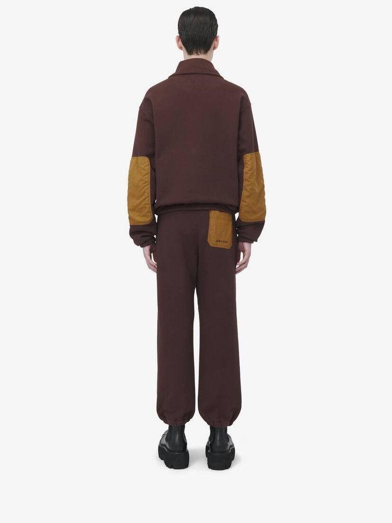 Alexander McQueen o1srvl11e0226 Contrast Pocket Track Jacket In Brown Size US S / EU 44-46 / 1 - 5 Thumbnail