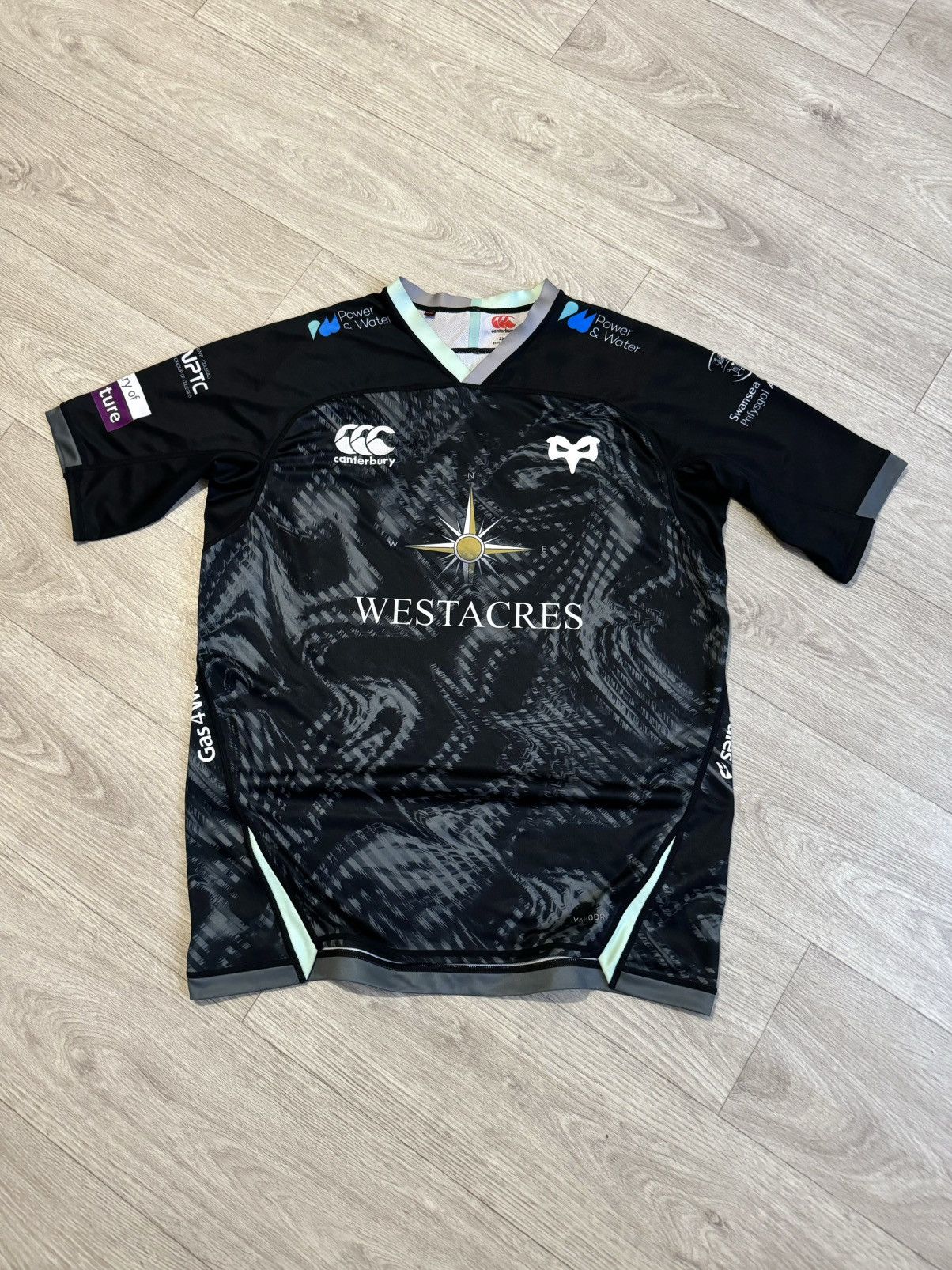 Canterbury of New Zealand 🔷Ospreys Rugby Shirt 2020/21 Canterbury🔷 Size US XXL / EU 58 / 5 - 1 Thumbnail