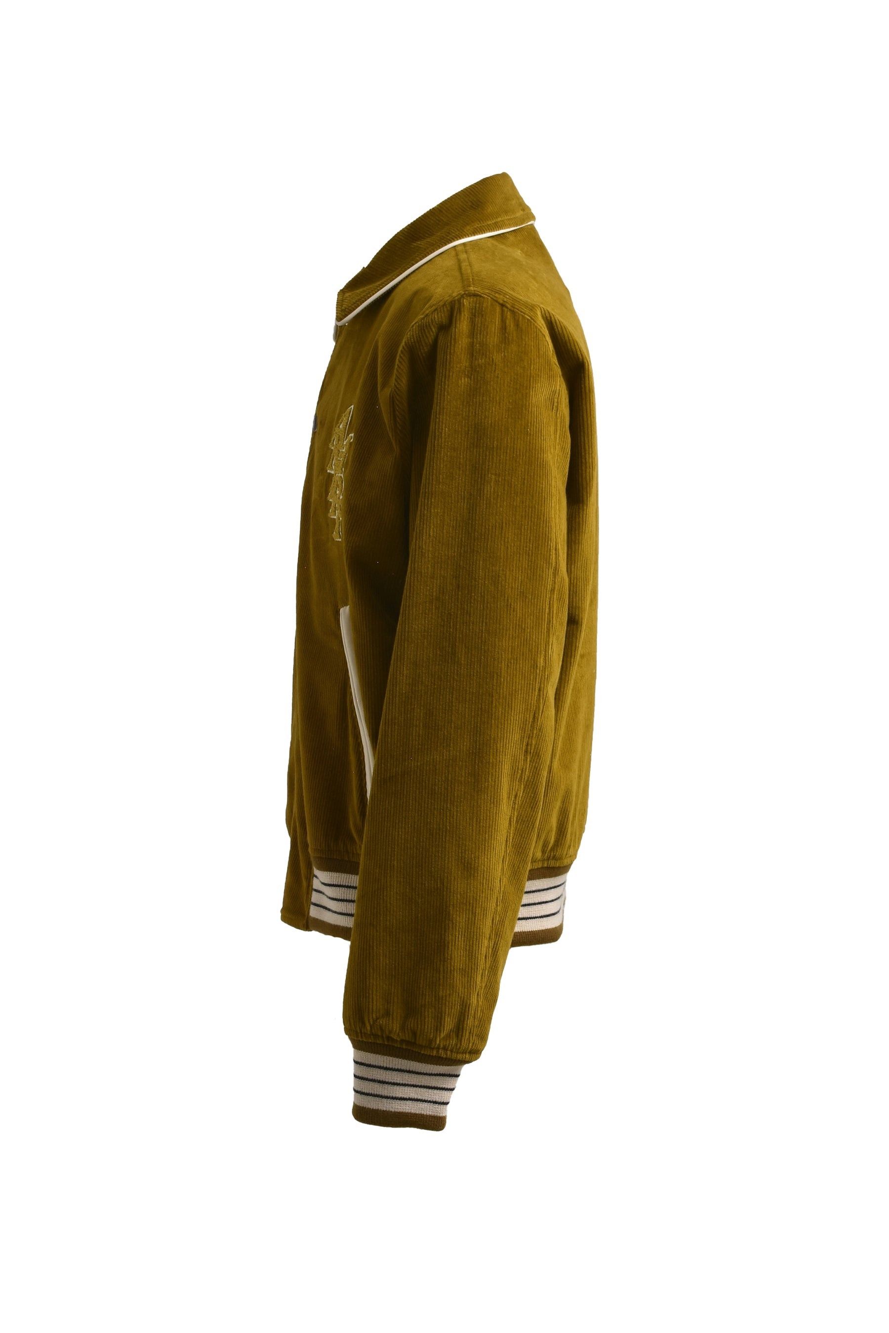 Amiri o1mle0725 Corduroy Teddy Jacket Chai Tea in Yellow Size US XL / EU 56 / 4 - 3 Thumbnail