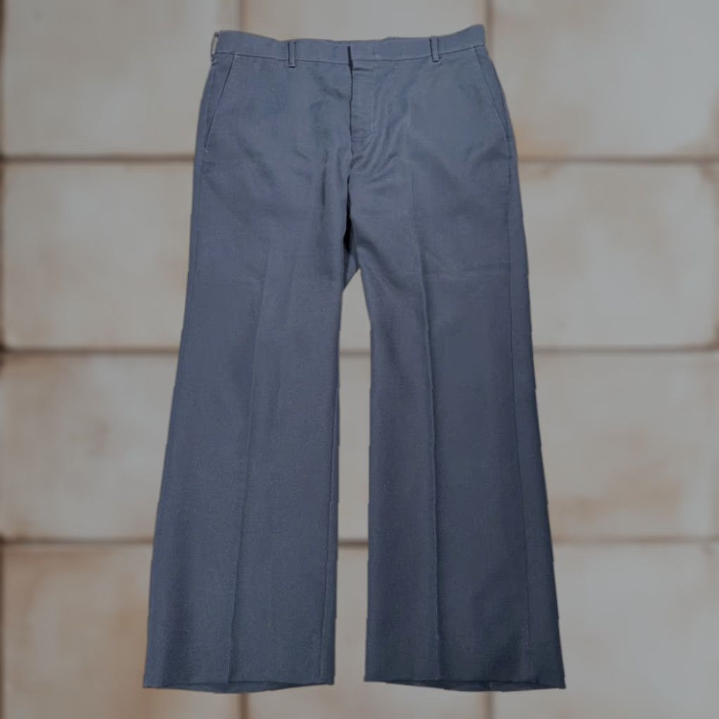 Levi's VINTAGE Levi's Pants Mens 35x29 Blue Dress Action Slacks Disco Flare Talon 70s Size US 35 - 1 Thumbnail