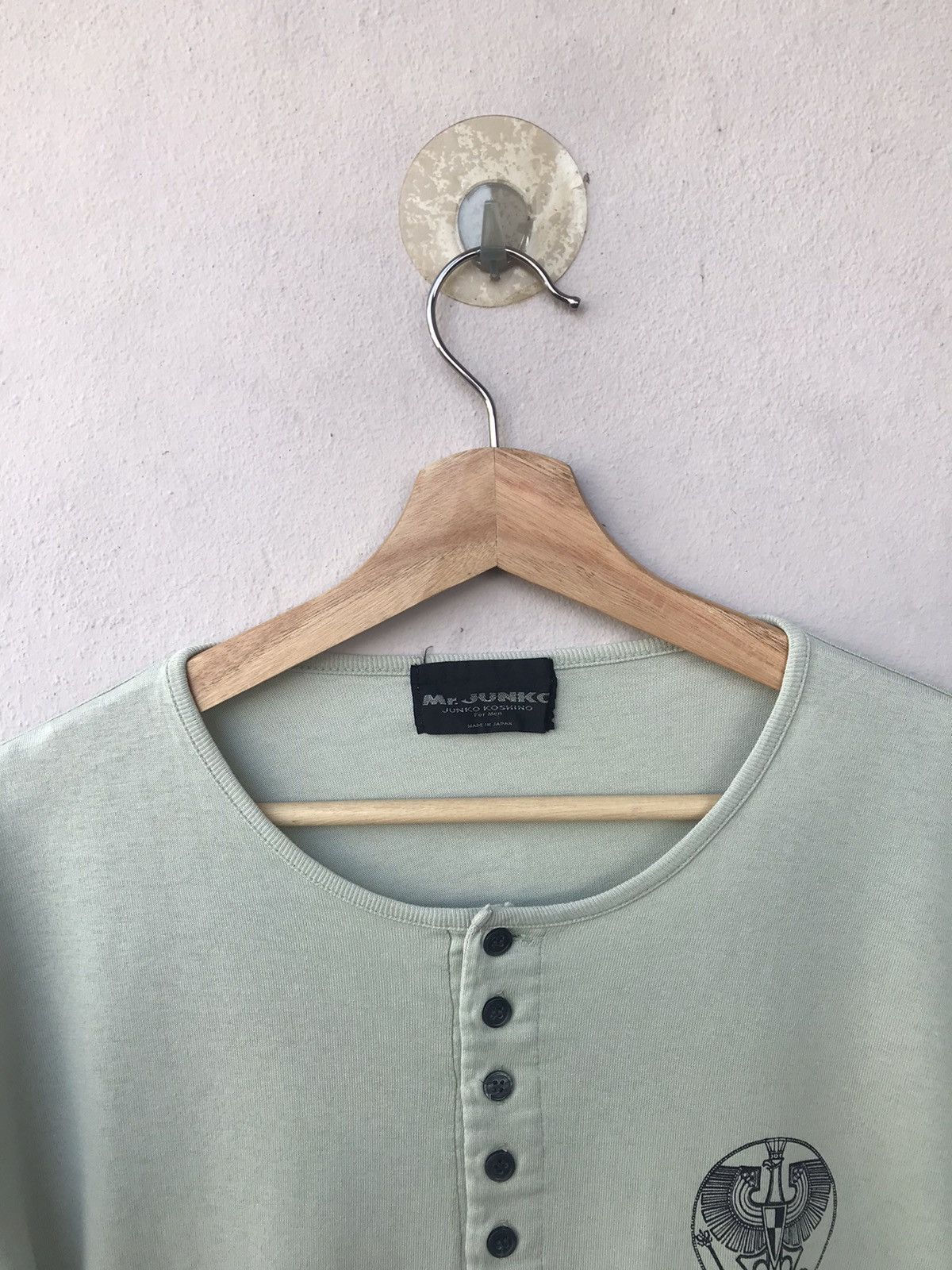 Mr. Junko Vintage Mr Junko Junko Koshino Henley Tee Size US L / EU 52-54 / 3 - 2 Thumbnail