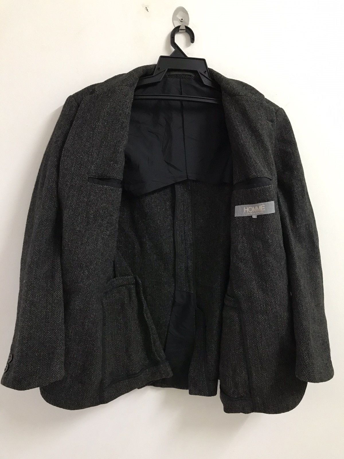Comme des Garcons RARE Comme des Garçons Homme Striped Coat Jacket Size US M / EU 48-50 / 2 - 1 Thumbnail