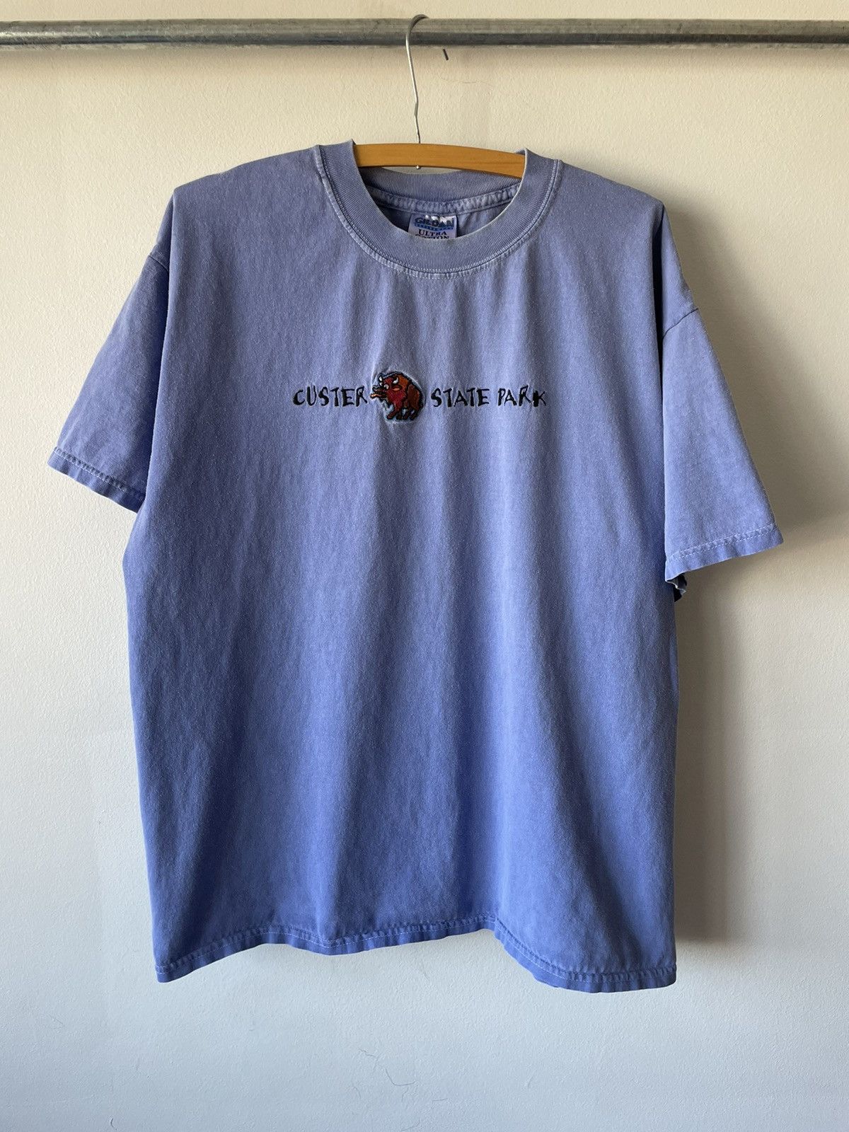 Vintage Vintage 2000s Custer State Park Navy Wash tee Size US XL / EU 56 / 4 - 1 Thumbnail