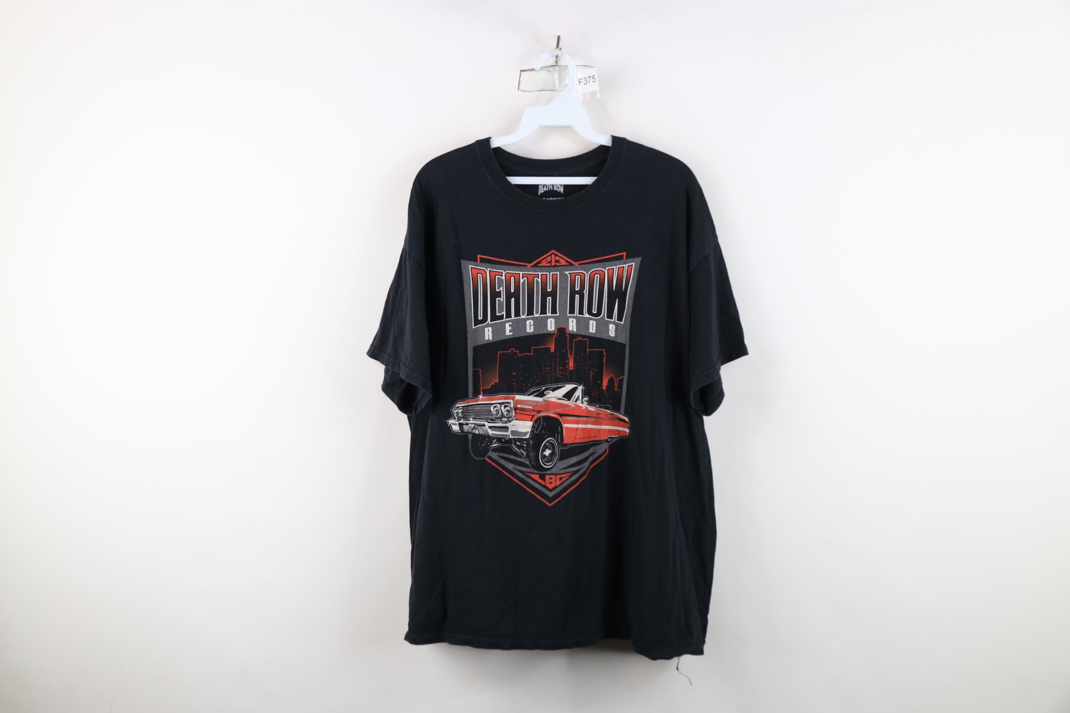 Vintage Retro Y2K Spell Out 213 LBC Death Row Records Rap T-Shirt Size US L / EU 52-54 / 3 - 1 Thumbnail