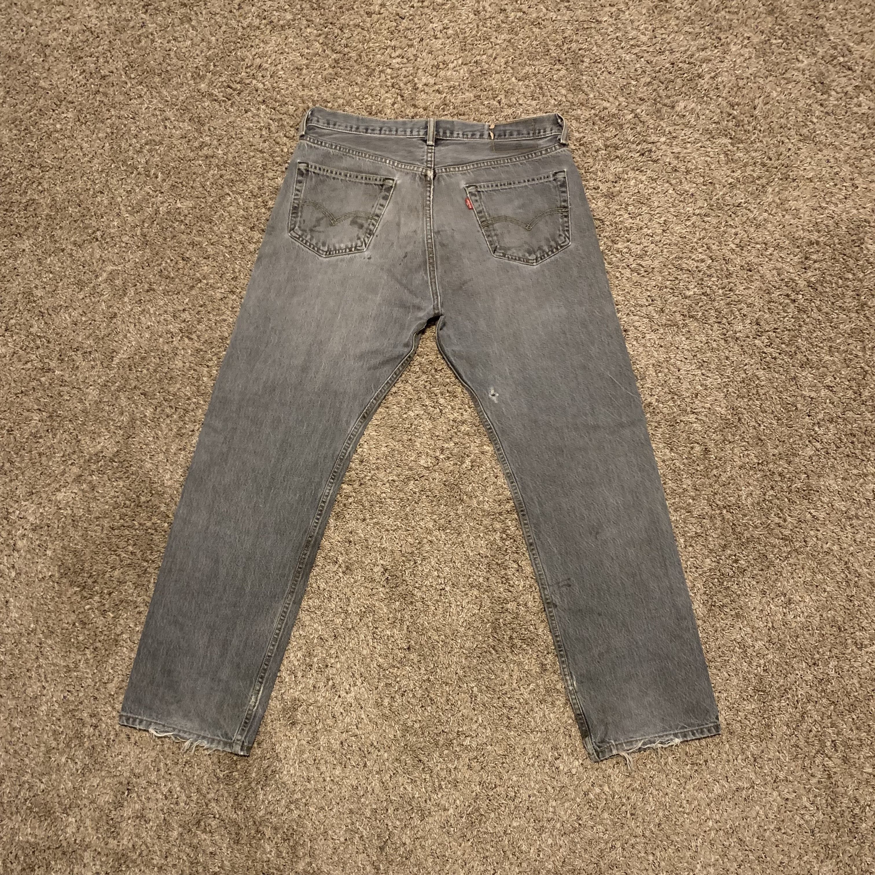 Levi's LEVI'S 501 THRASHED JEANS Size US 36 / EU 52 - 6 Thumbnail