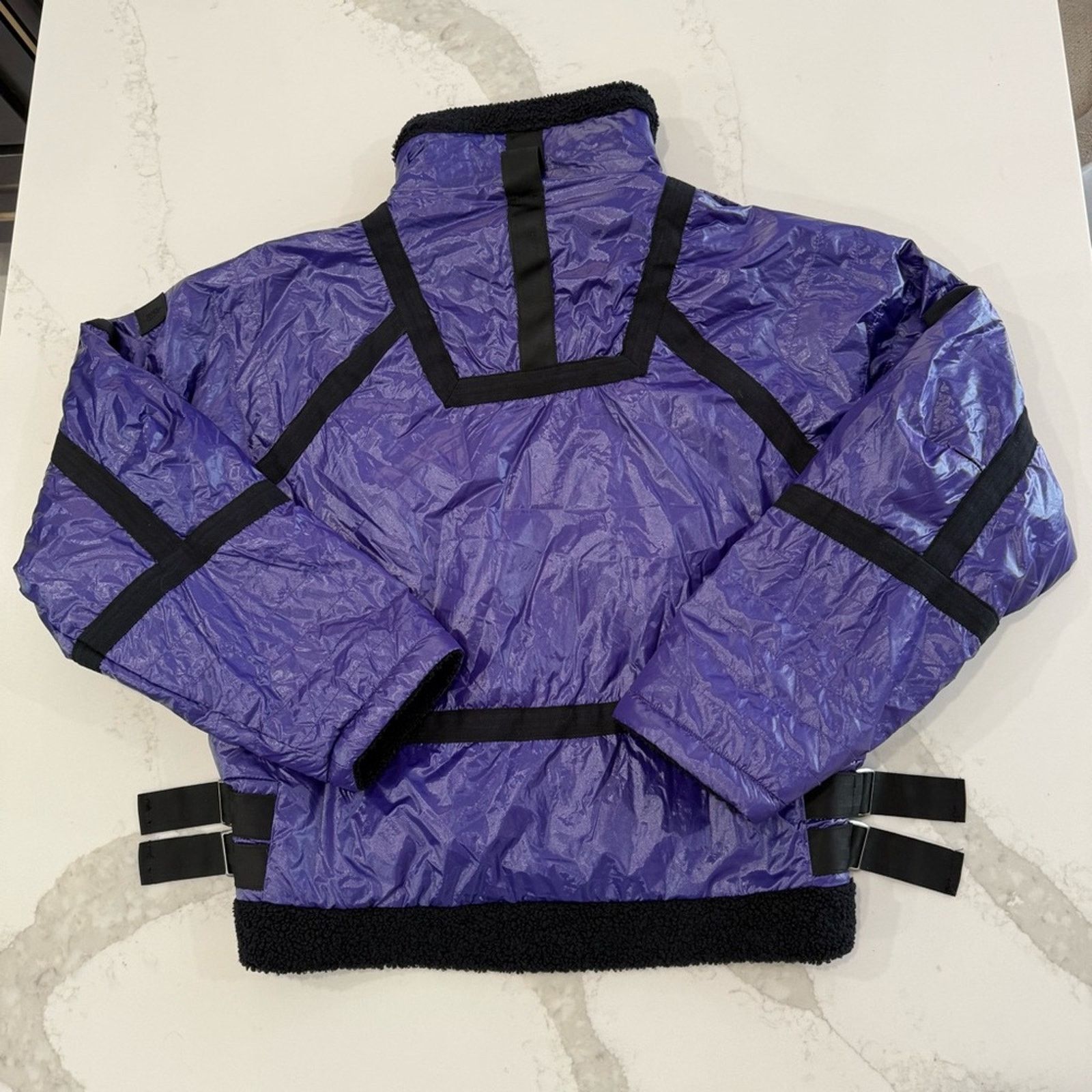 Free People Free People Movement Vagabond Fleece Bomber Jacket Womens XS Size XS / US 0-2 / IT 36-38 - 13 Thumbnail