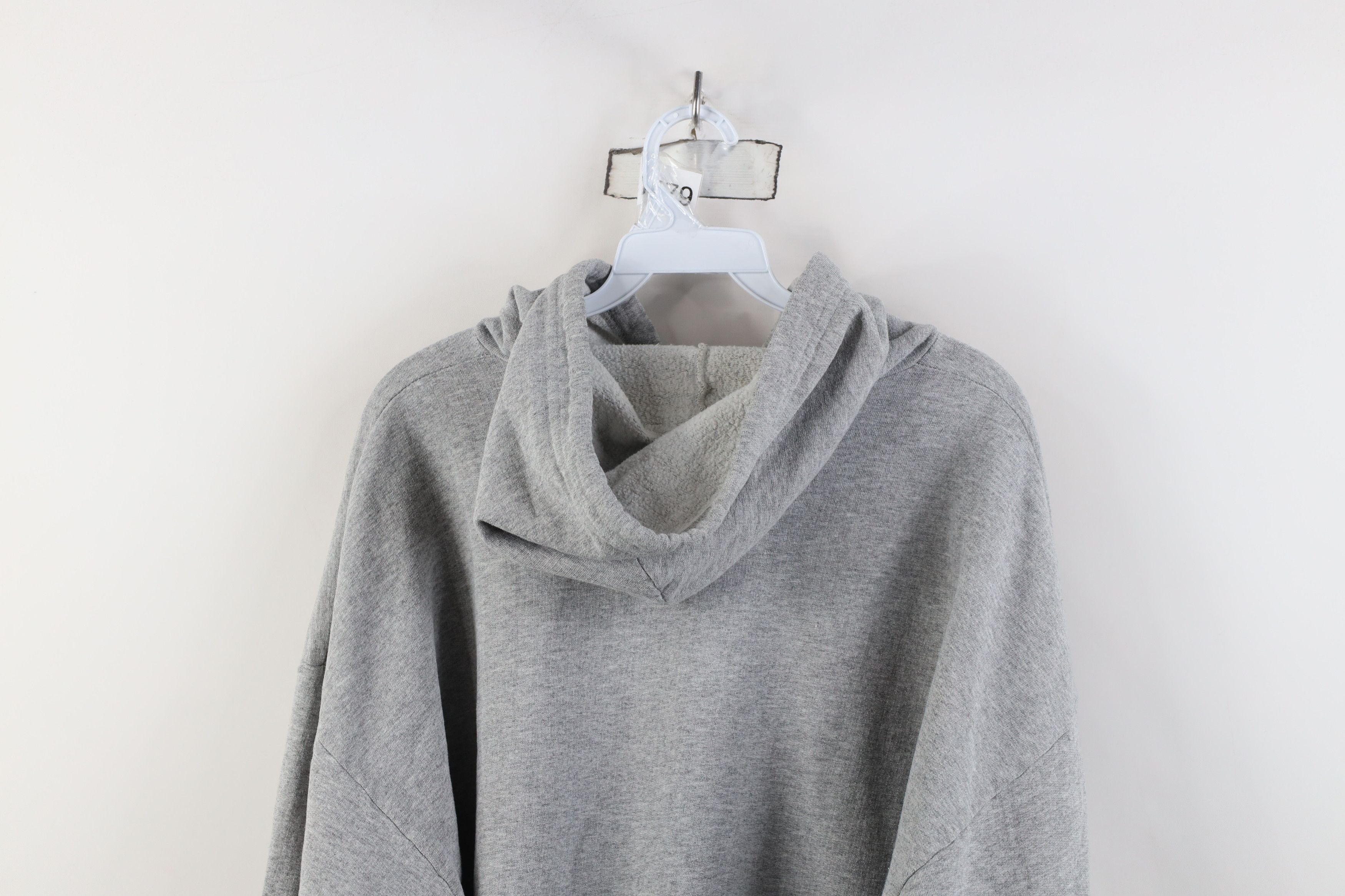 Vintage Vintage 70s Streetwear Full Zip Hoodie Heather Gray USA Size US XXL / EU 58 / 5 - 11 Thumbnail