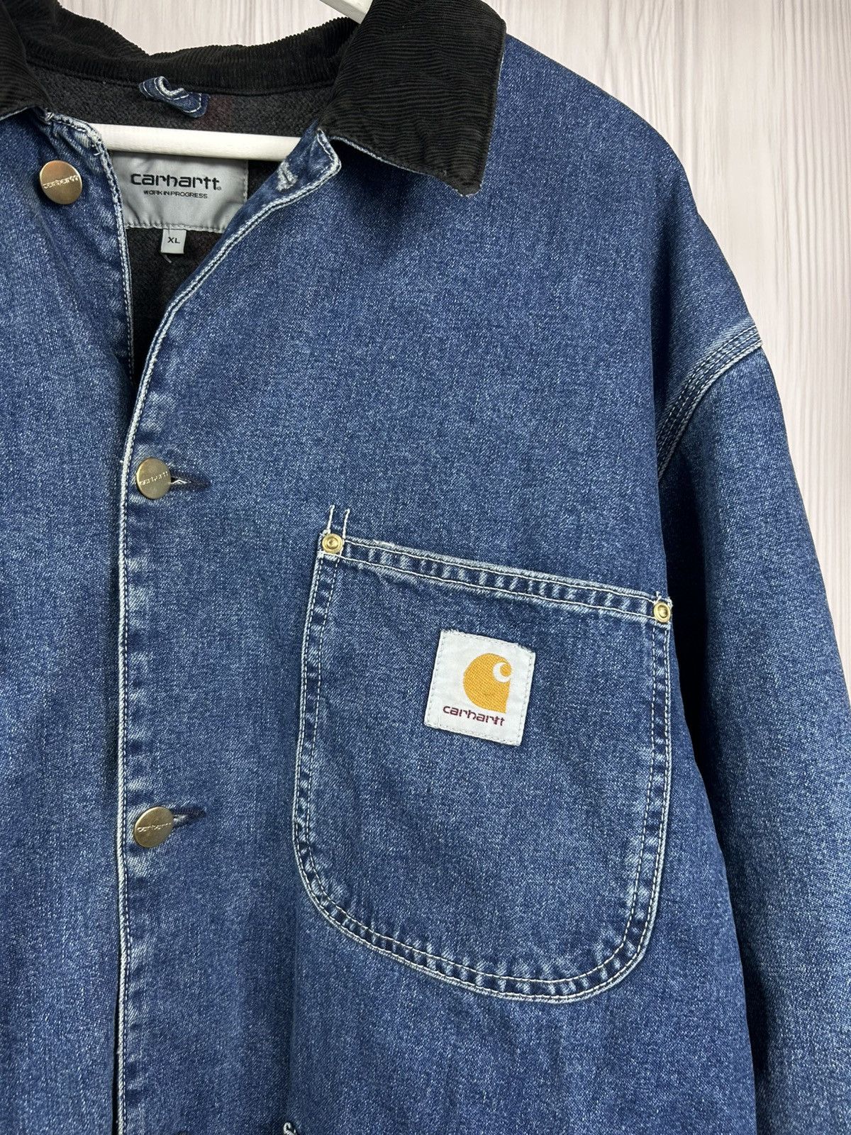 Carhartt Wip Vintage Carhartt OG Chore Coat Heavy Denim Jacket Size XL Size US XL / EU 56 / 4 - 5 Thumbnail