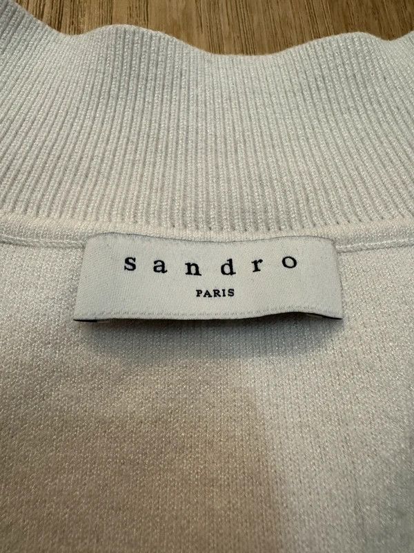 Sandro Sandro Paris V-neck Sweater Viscose size 1 L Size L / US 10 / IT 46 - 6 Thumbnail