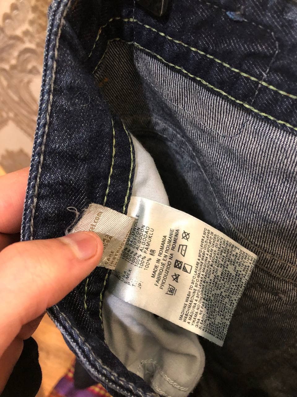 Diesel VINTAGE DIESEL INDUSTRY DENIM DIVISION JEANS CASUAL Y2K 90s Size US 30 / EU 46 - 7 Thumbnail