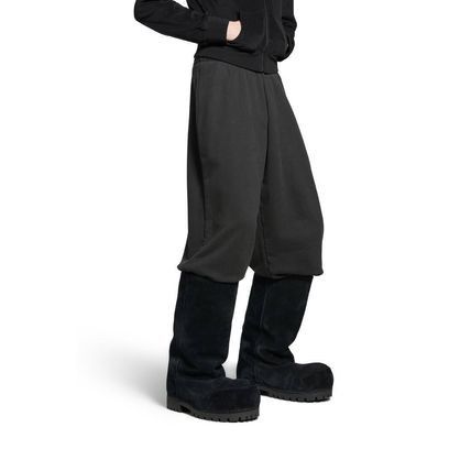 Balenciaga o1w1db10226 Activewear Baggy Sweatpants & Joggers in Black Size US 36 / EU 52 - 5 Thumbnail