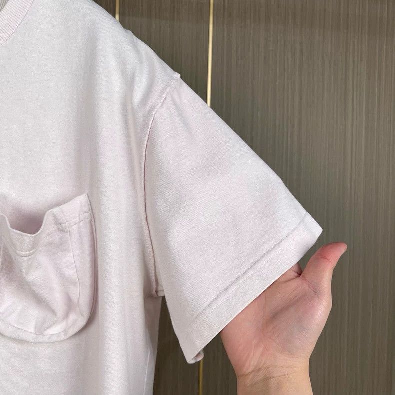 Louis Vuitton Pink Short Sleeve TShirt-2506