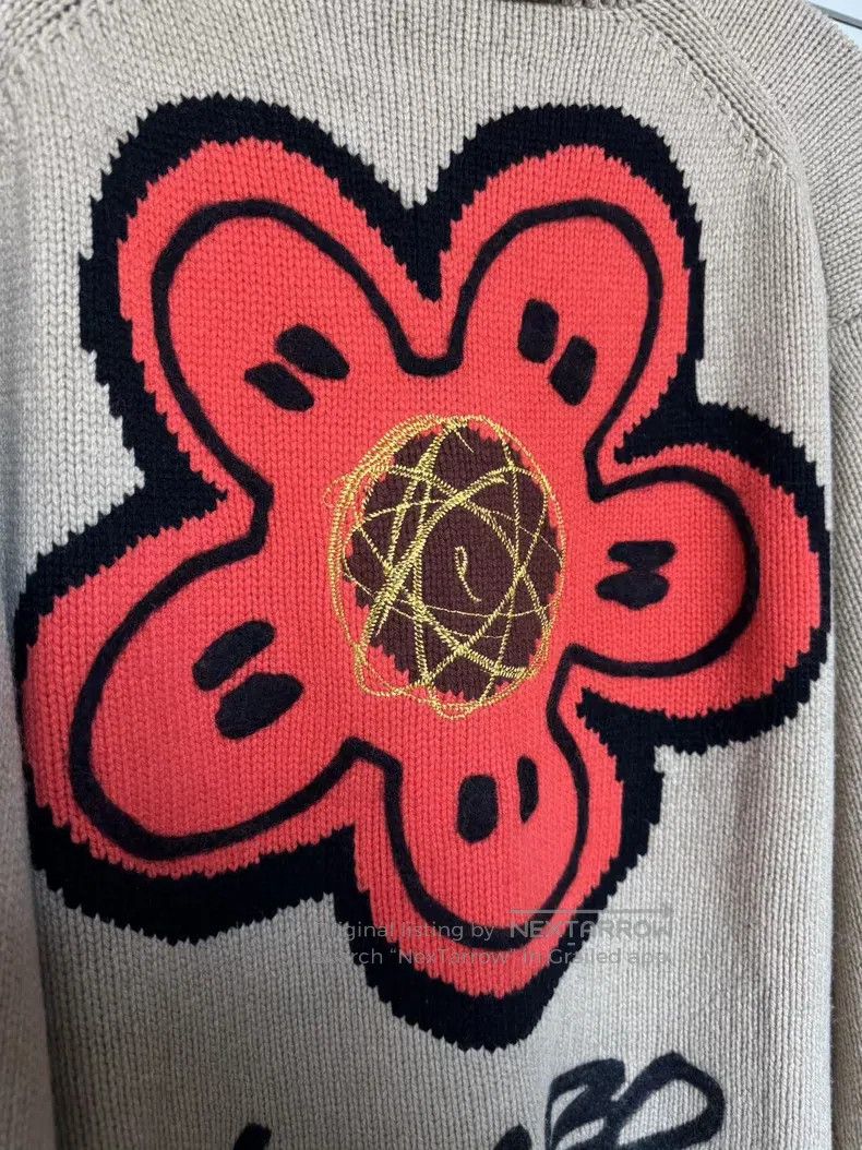 Kenzo Kenzo Open Zip-Up Sweater, Wool Size US XL / EU 56 / 4 - 5 Thumbnail