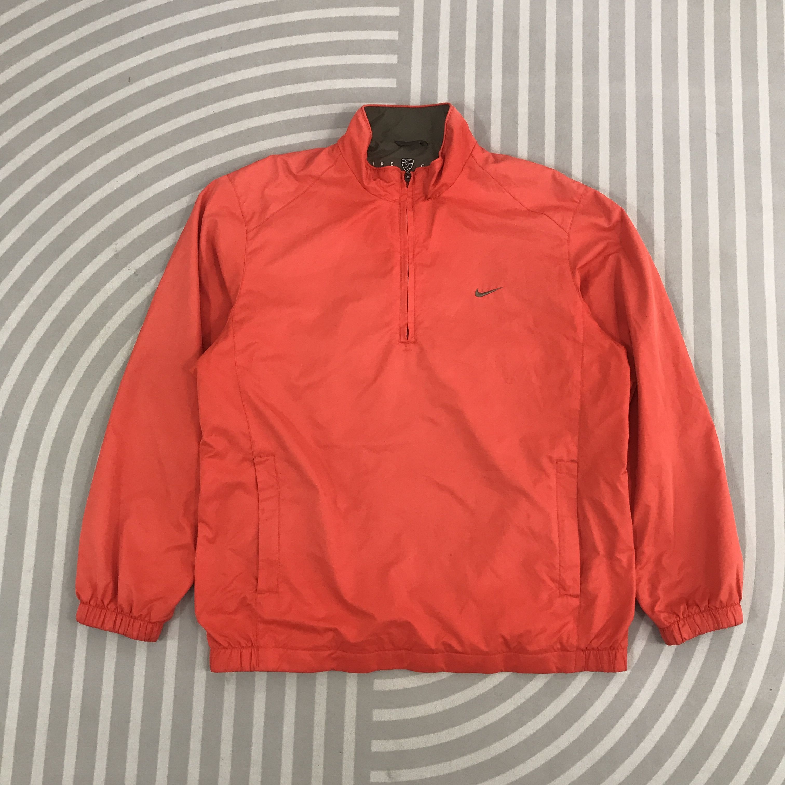 Nike × Vintage Vintage Nike Golf half zipper Jacket Size US L / EU 52-54 / 3 - 1 Thumbnail