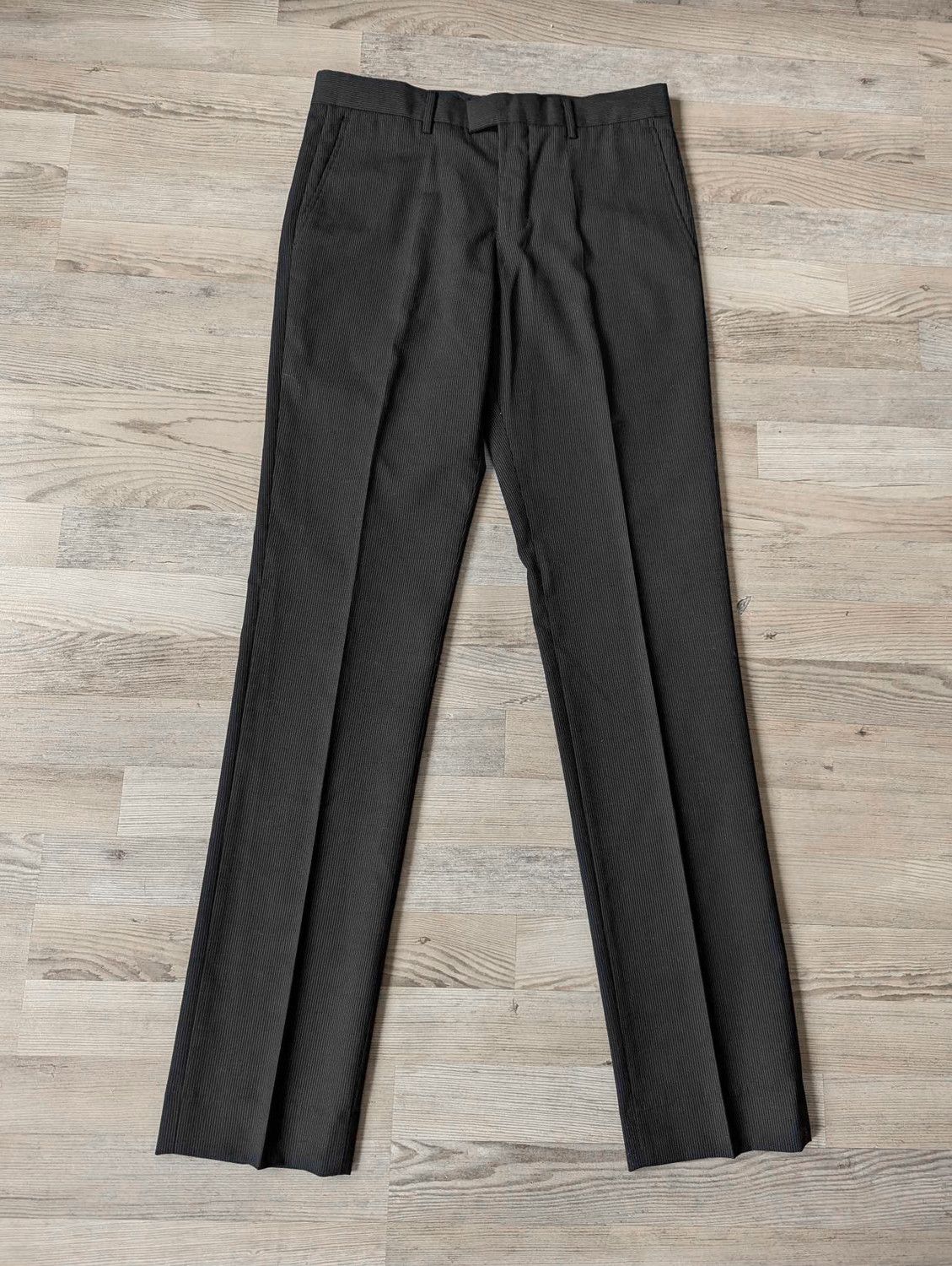 Matinique Matinique Wool Striped Black Dress Pants Slim 31 Size US 31 - 1 Thumbnail