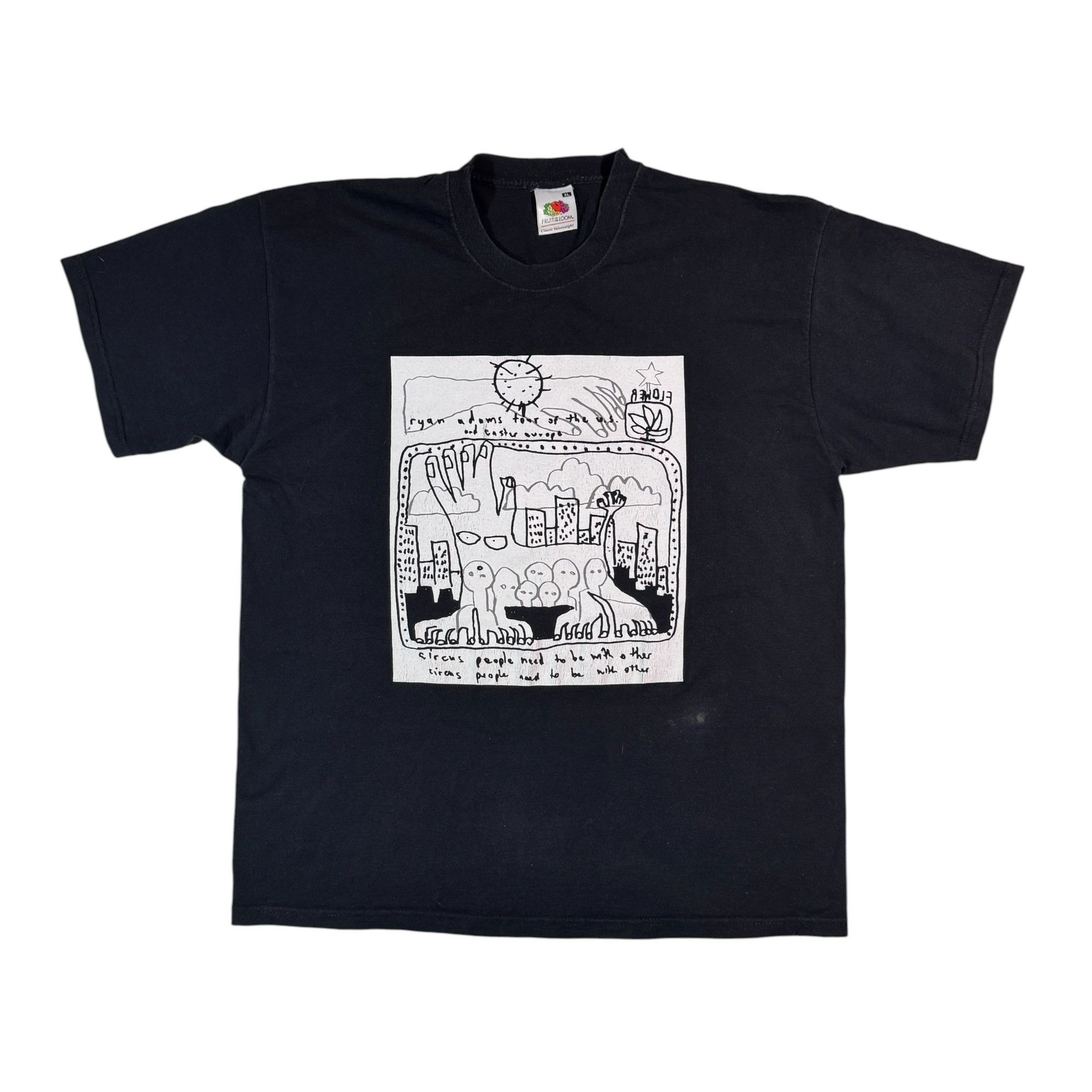 Band Tees Vintage 00s Ryan Adams Tour T-shirt Size US XL / EU 56 / 4 - 1 Thumbnail