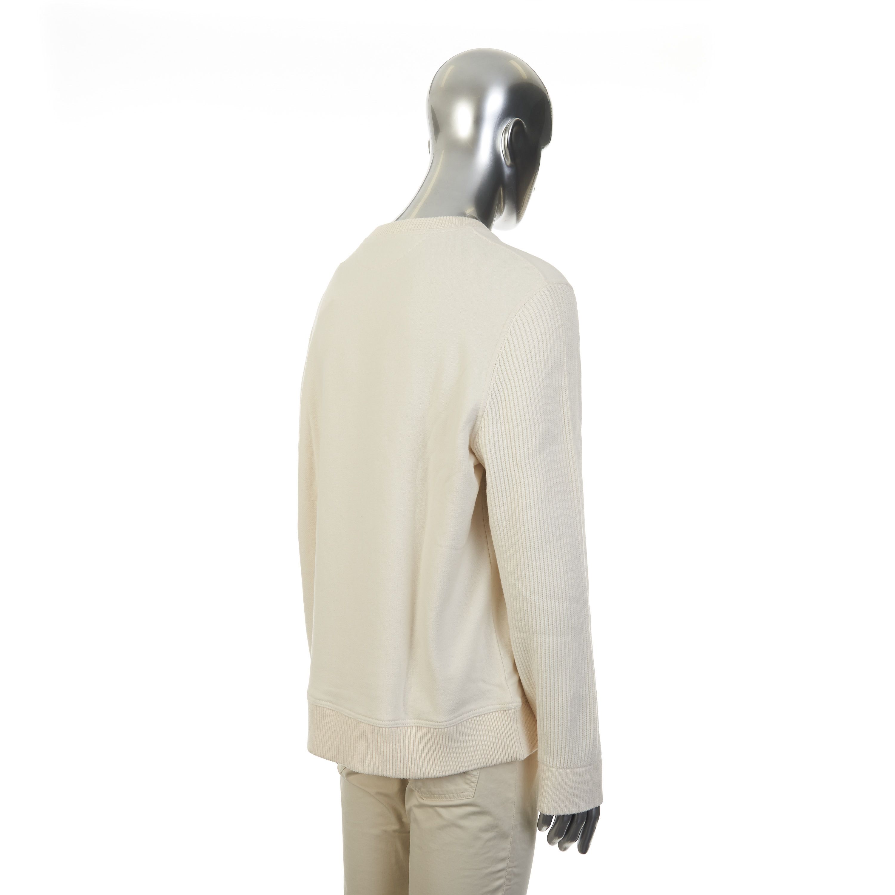 Brunello Cucinelli Crewneck Sweater With English Rib Knit Sleeves Size US L / EU 52-54 / 3 - 6 Thumbnail