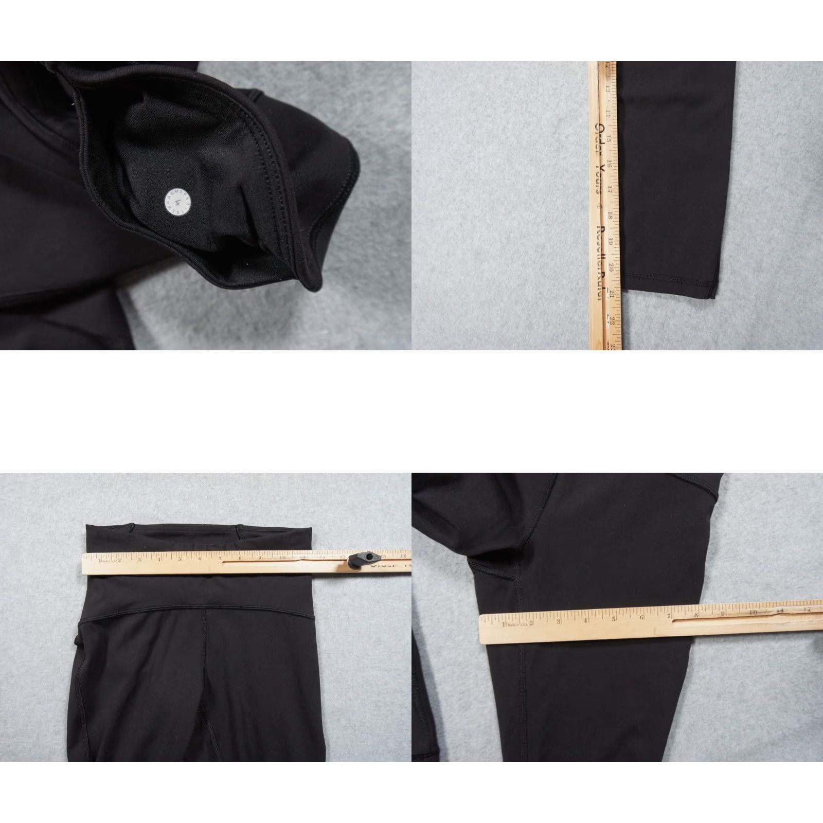 Lululemon VINTAGE Lululemon Leggings Women 4 Black Activewear Pants Yoga Running Ladies 90s Mens Womens? Size 27" / US 4 / IT 40 - 8 Thumbnail