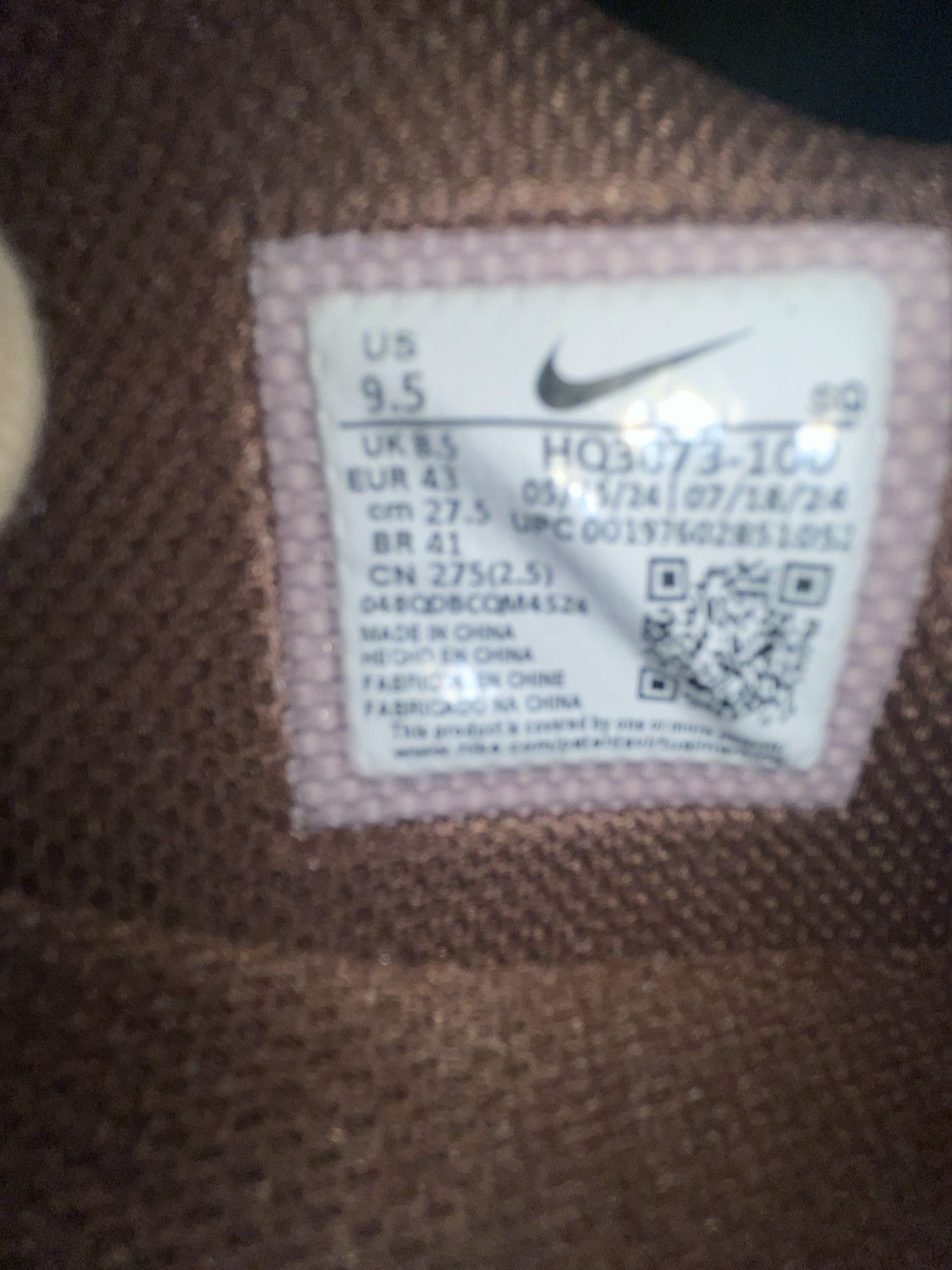 Nike × Travis Scott Size 9.5 Nike Travis Scott x Zoom Field Jaxx Light Chocolate Size US 9.5 / EU 42-43 - 7 Thumbnail