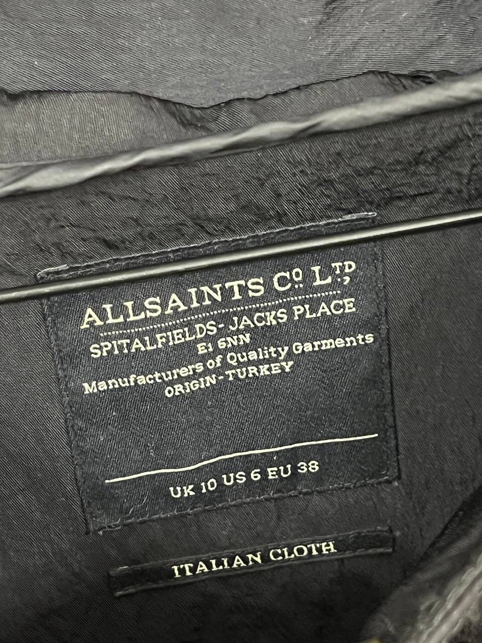 Allsaints AllSaints Opium Black Abstract Design Avant Garde Y2K Jacket Size M / US 6-8 / IT 42-44 - 11 Thumbnail