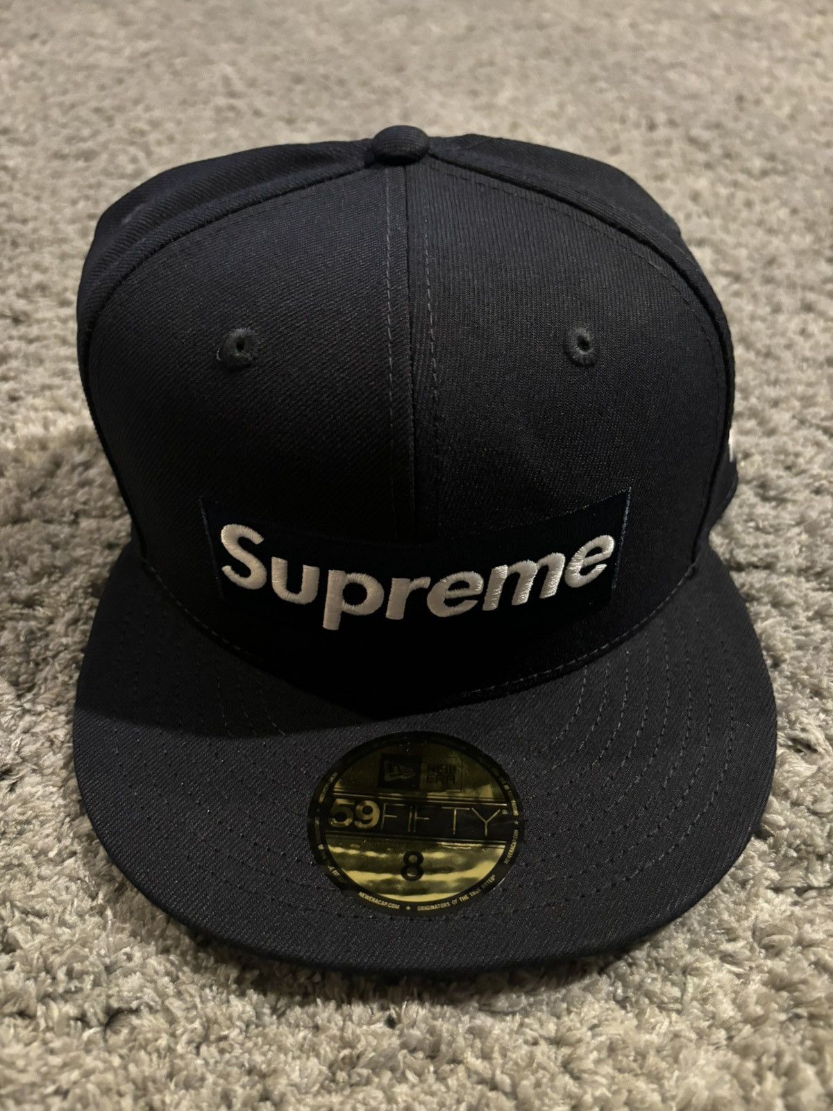 New Era × Supreme Supreme New Era Championships Box Logo Hat Size ONE SIZE - 1 Thumbnail